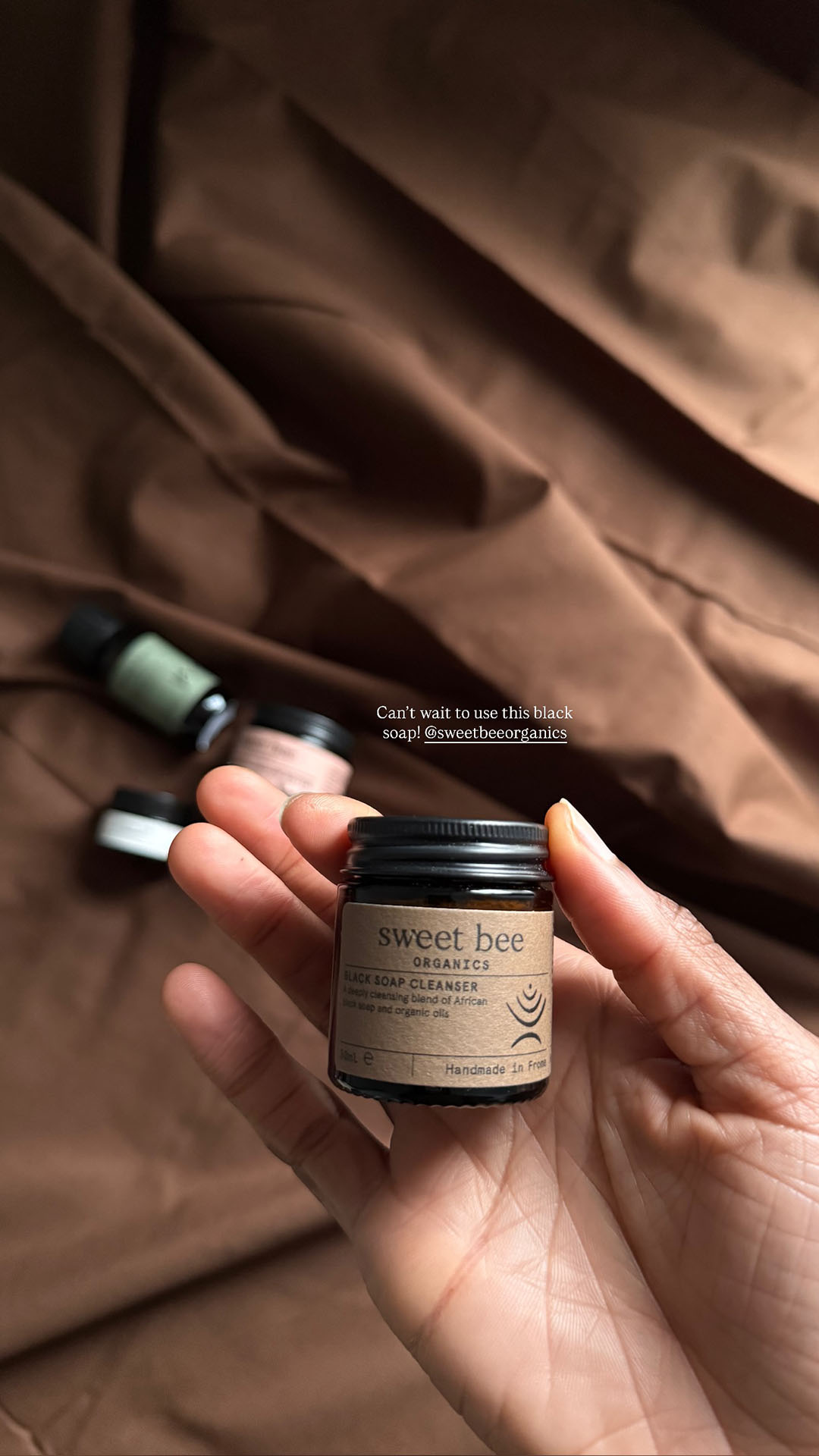 Sweet Bee Organics Facebook ad
