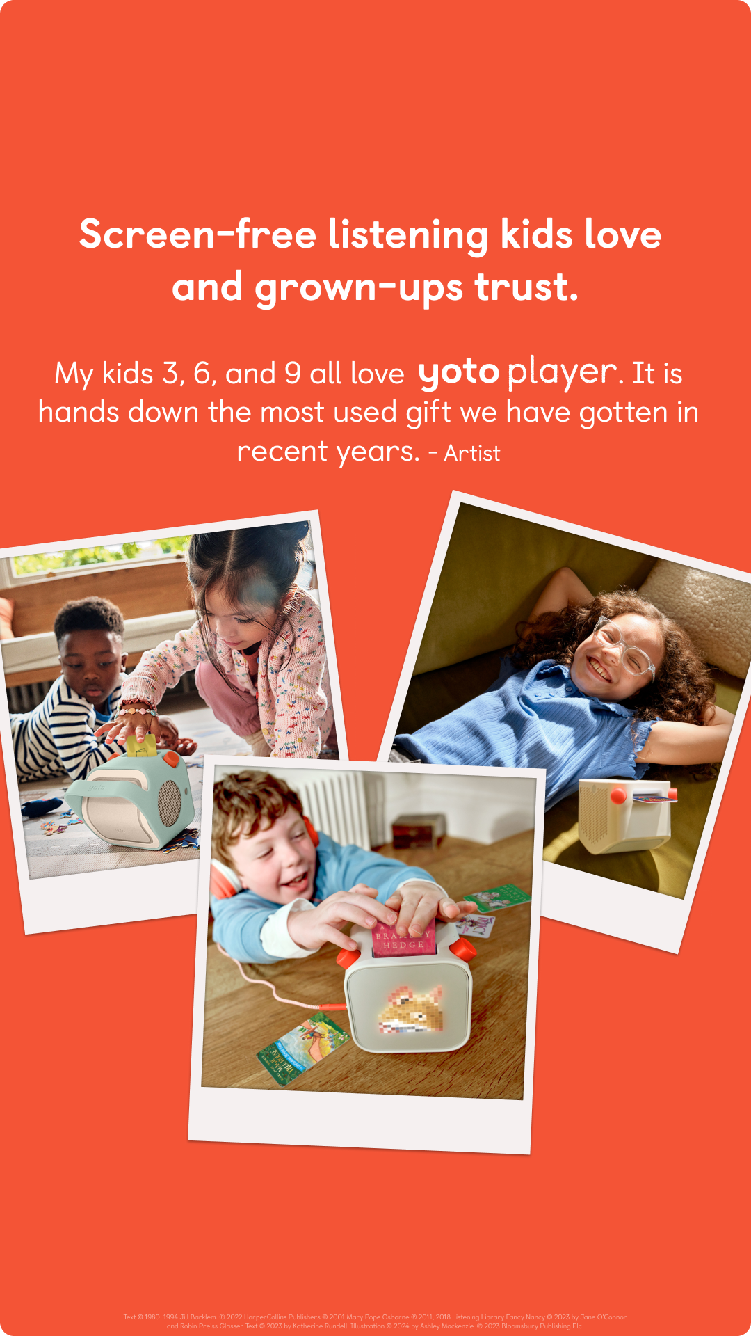 Yoto Facebook ad