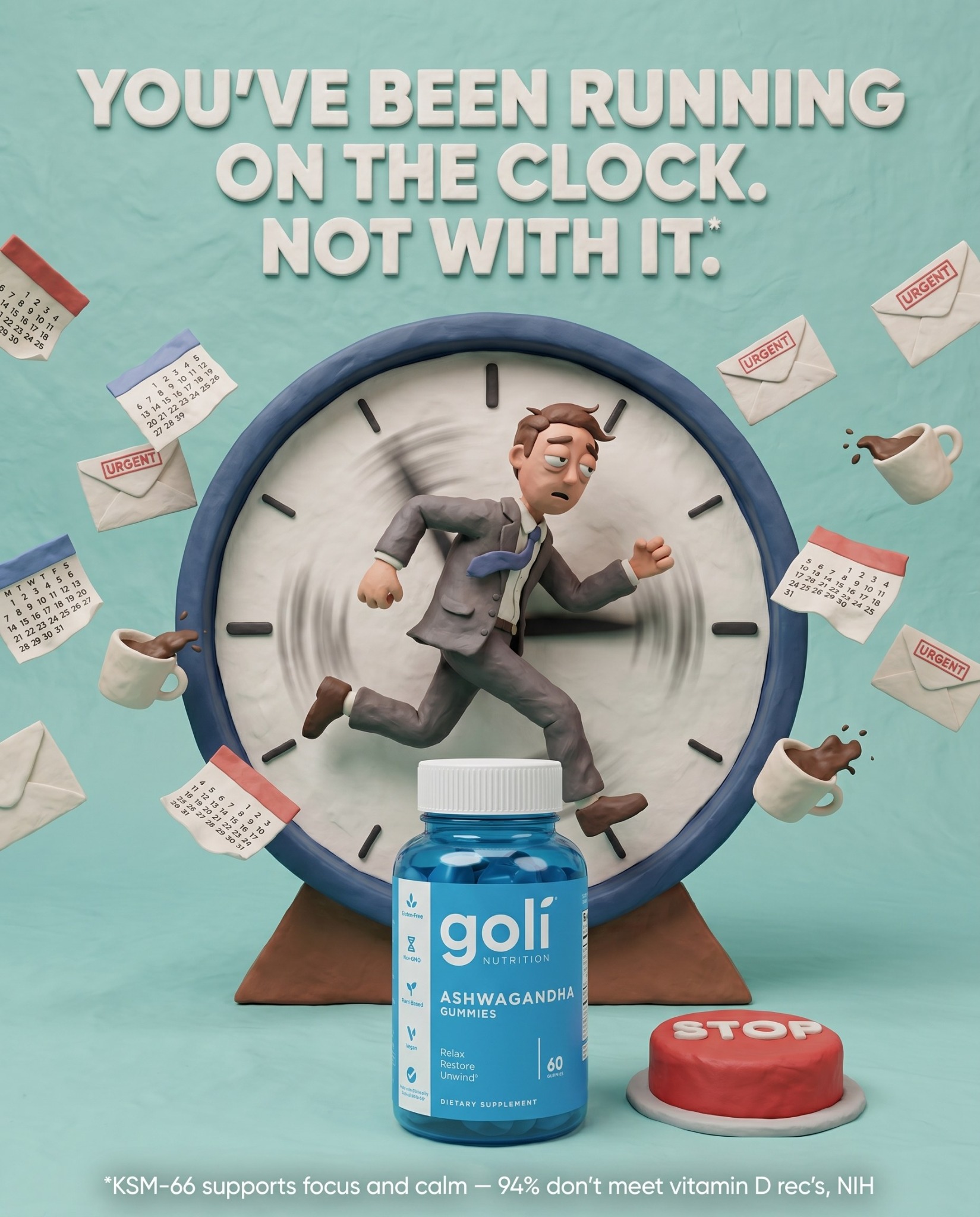Goli Facebook ad: OVER 60% OFF + 100% FREE Shipping