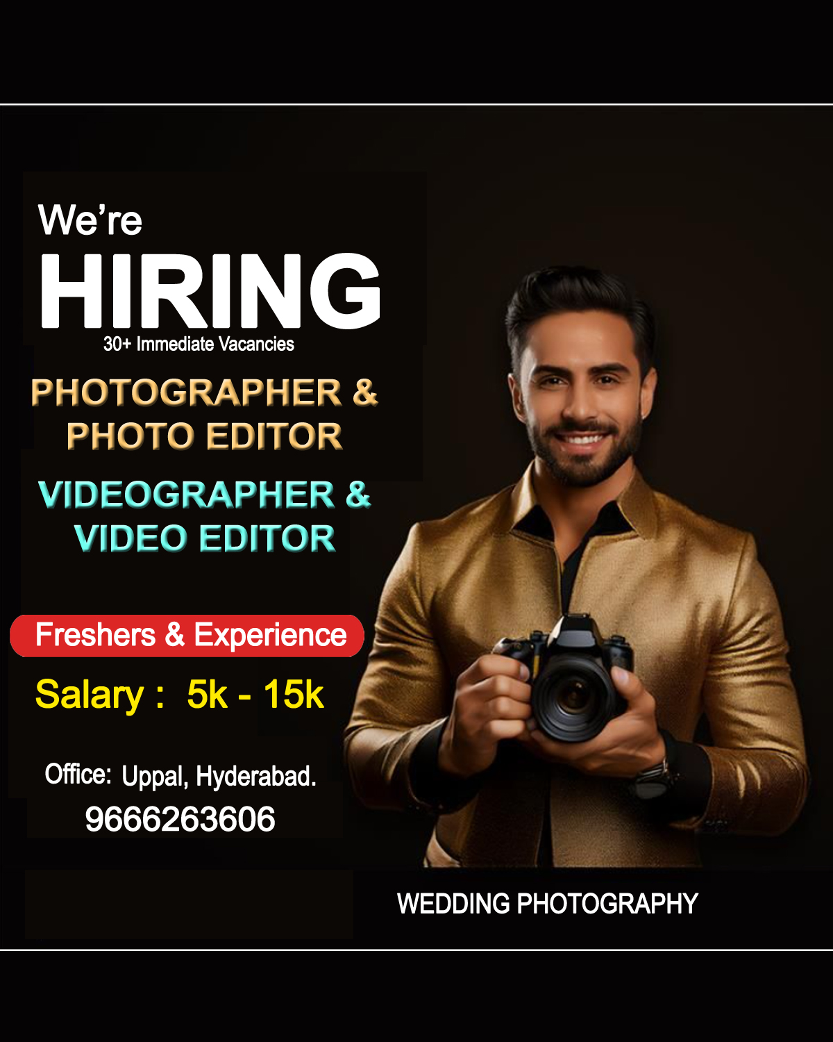 Jm photography Hyd Facebook ad from Oct 16, 2025
