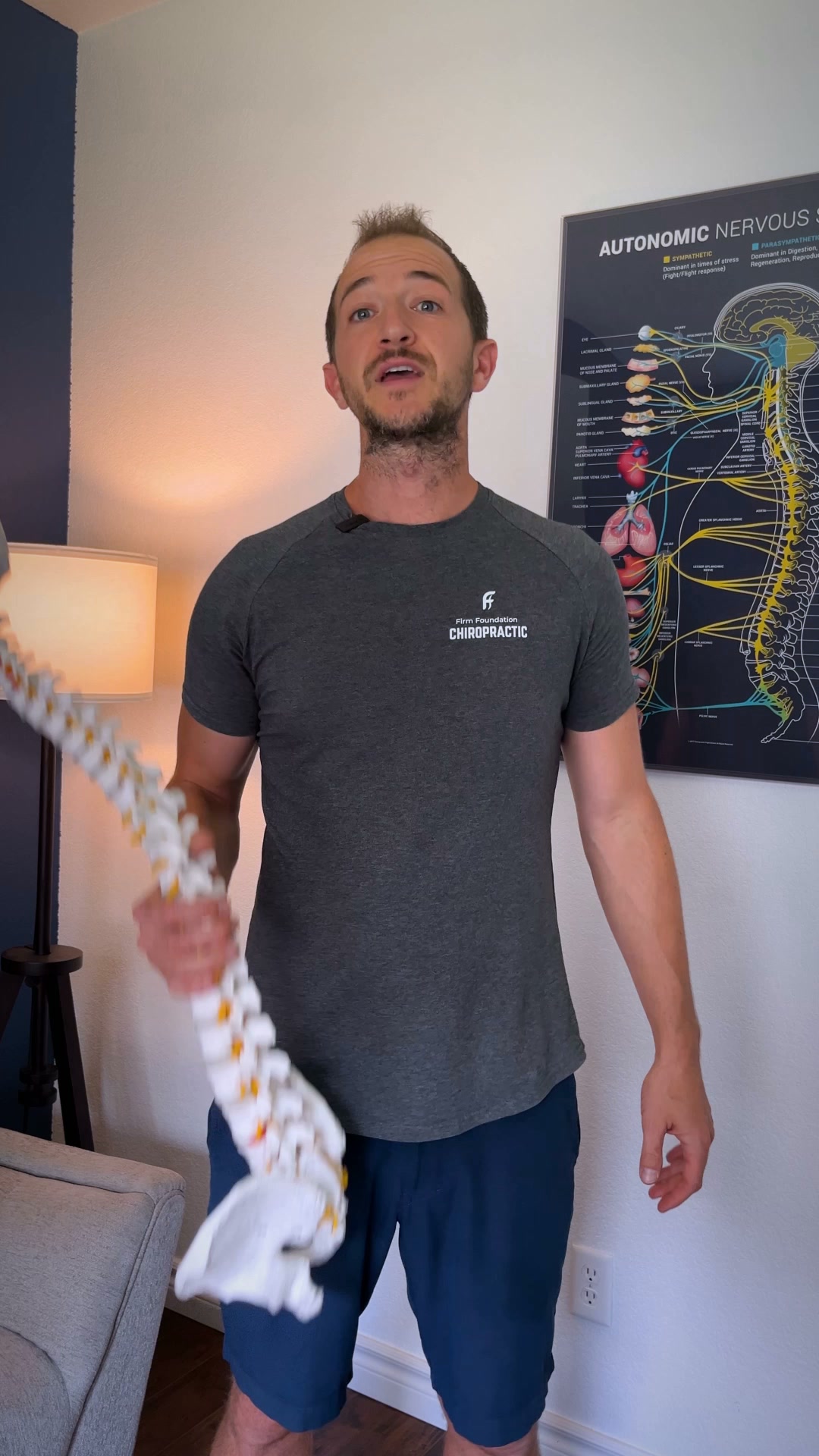Firm Foundations Chiropractic Facebook ad: FREE Posture Assessment + 40% OFF Your First Visit