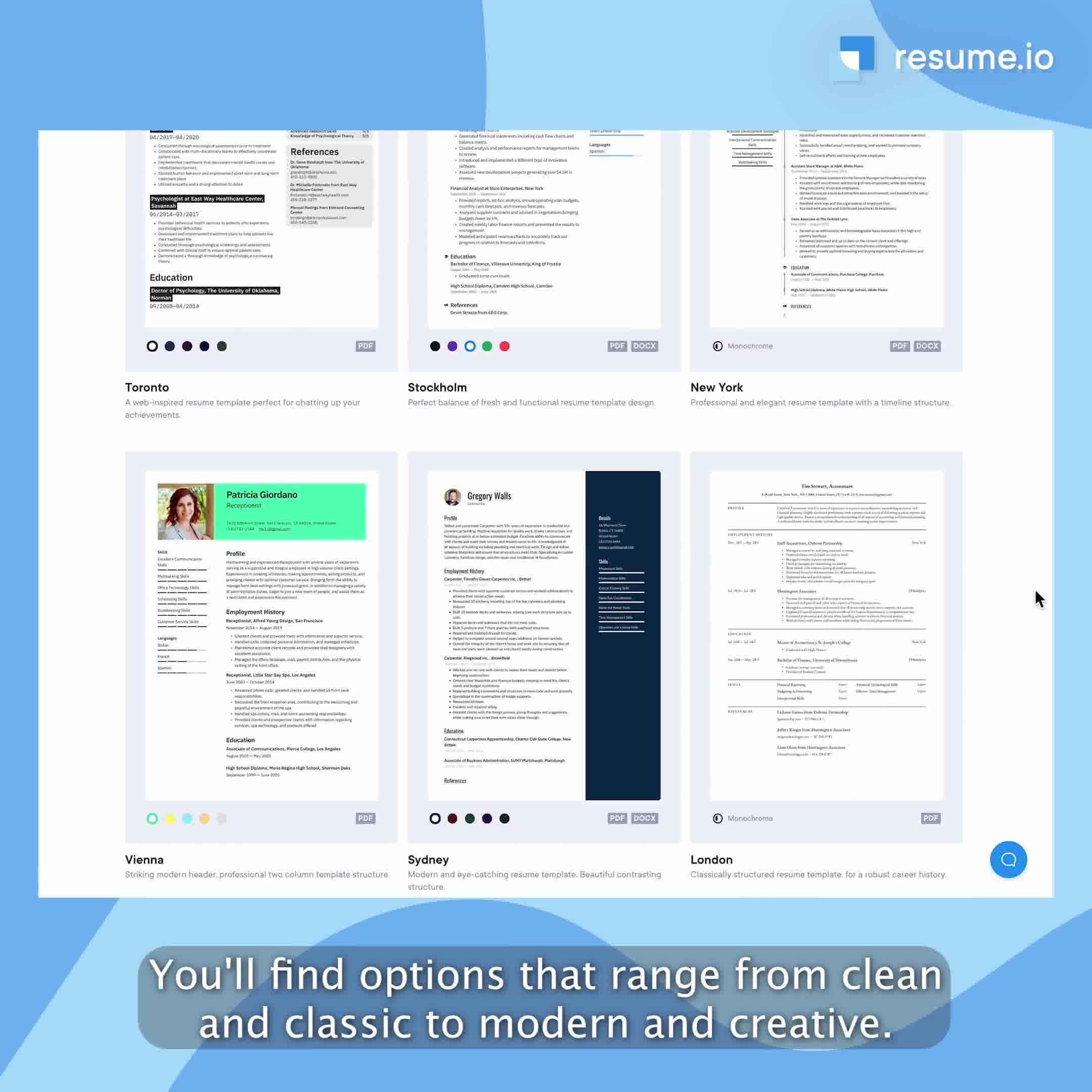 Resume.io Facebook ad: #1 Resume Builder