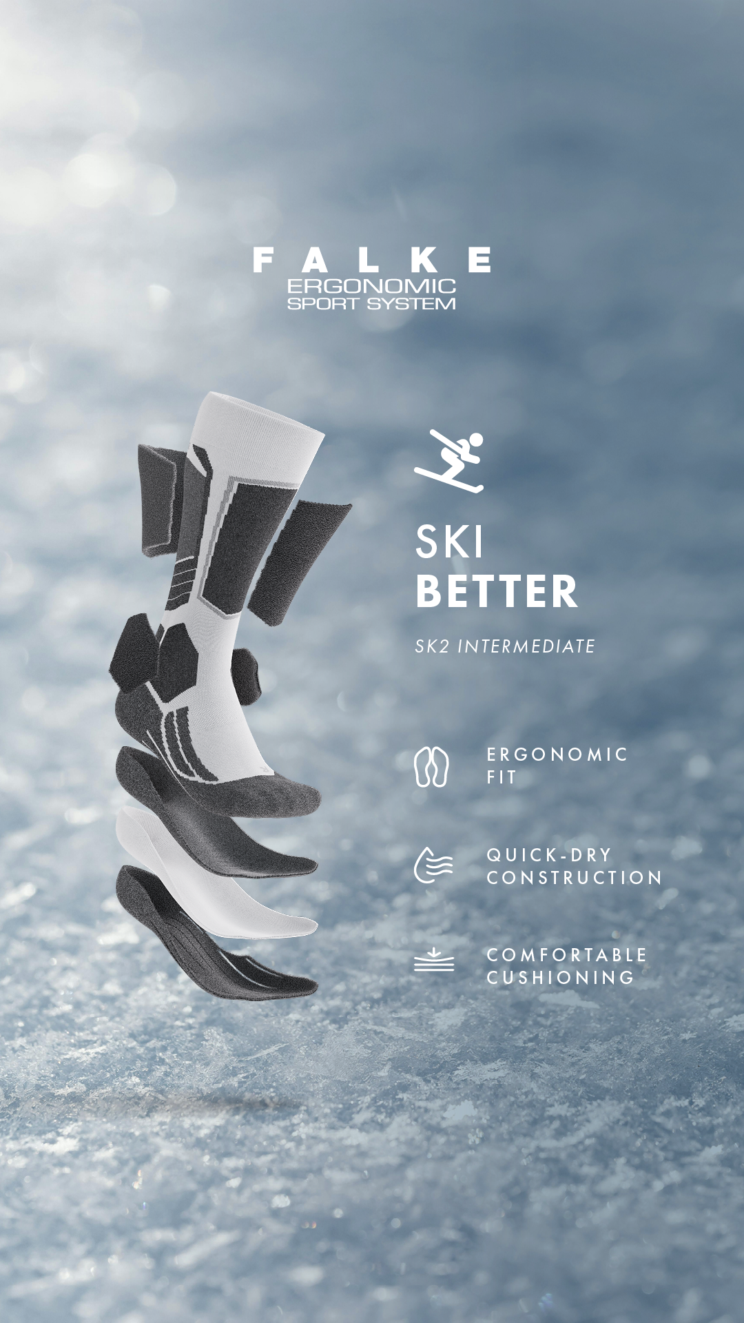 FALKE Ergonomic Sport System Facebook ad