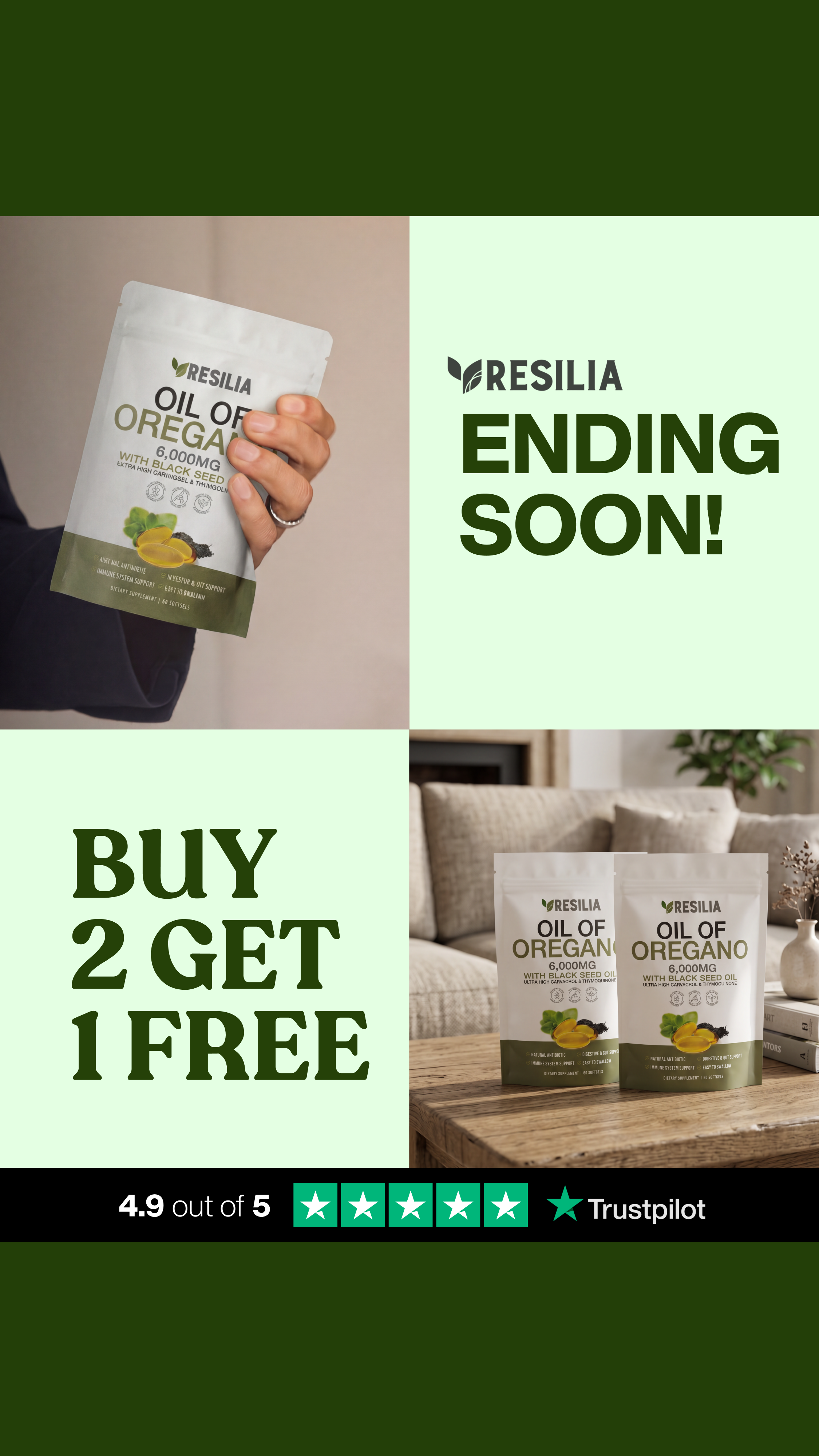TryResilia Facebook ad