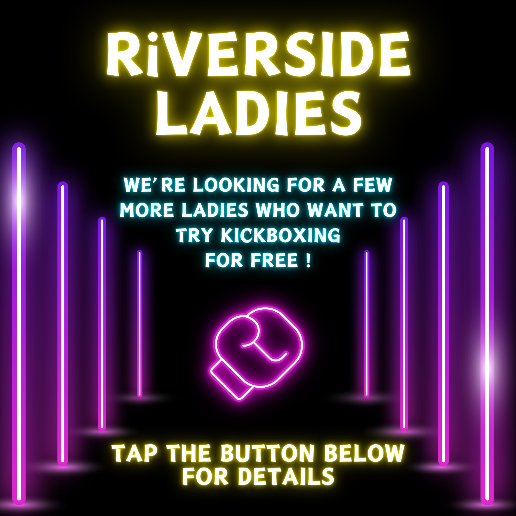 Riverside kickboxing academy Facebook ad from May 5, 2026