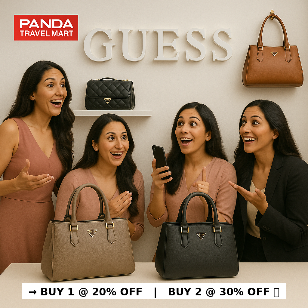Panda Travel Mart Facebook ad: Shop exclusive from our wide range of Premium…