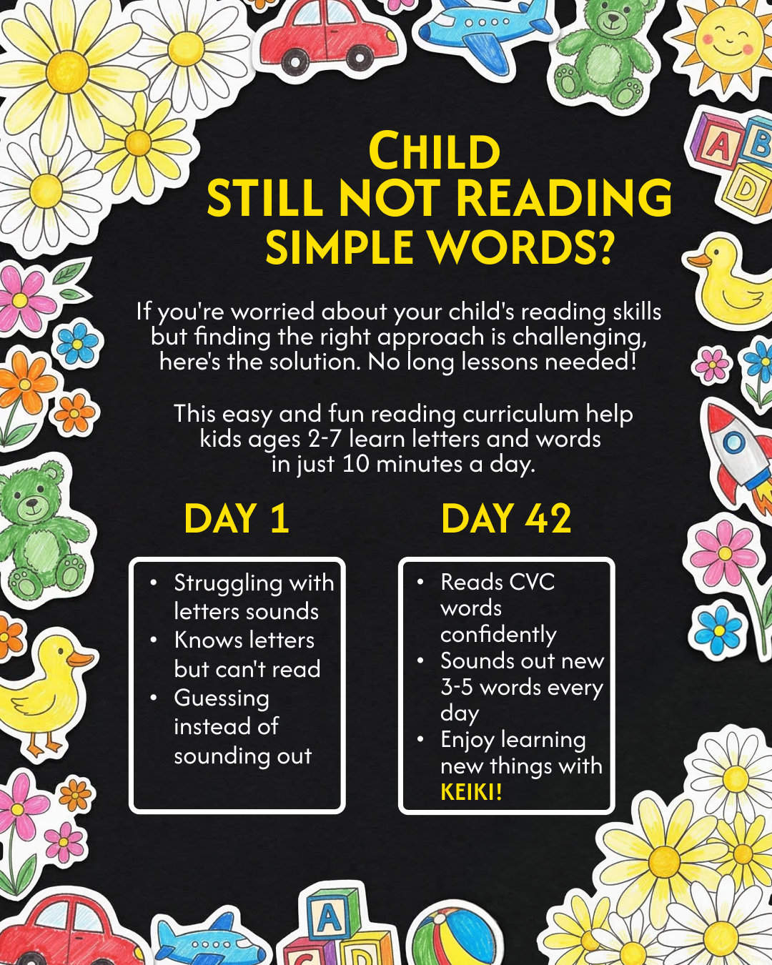 Baby Learning Games Facebook ad