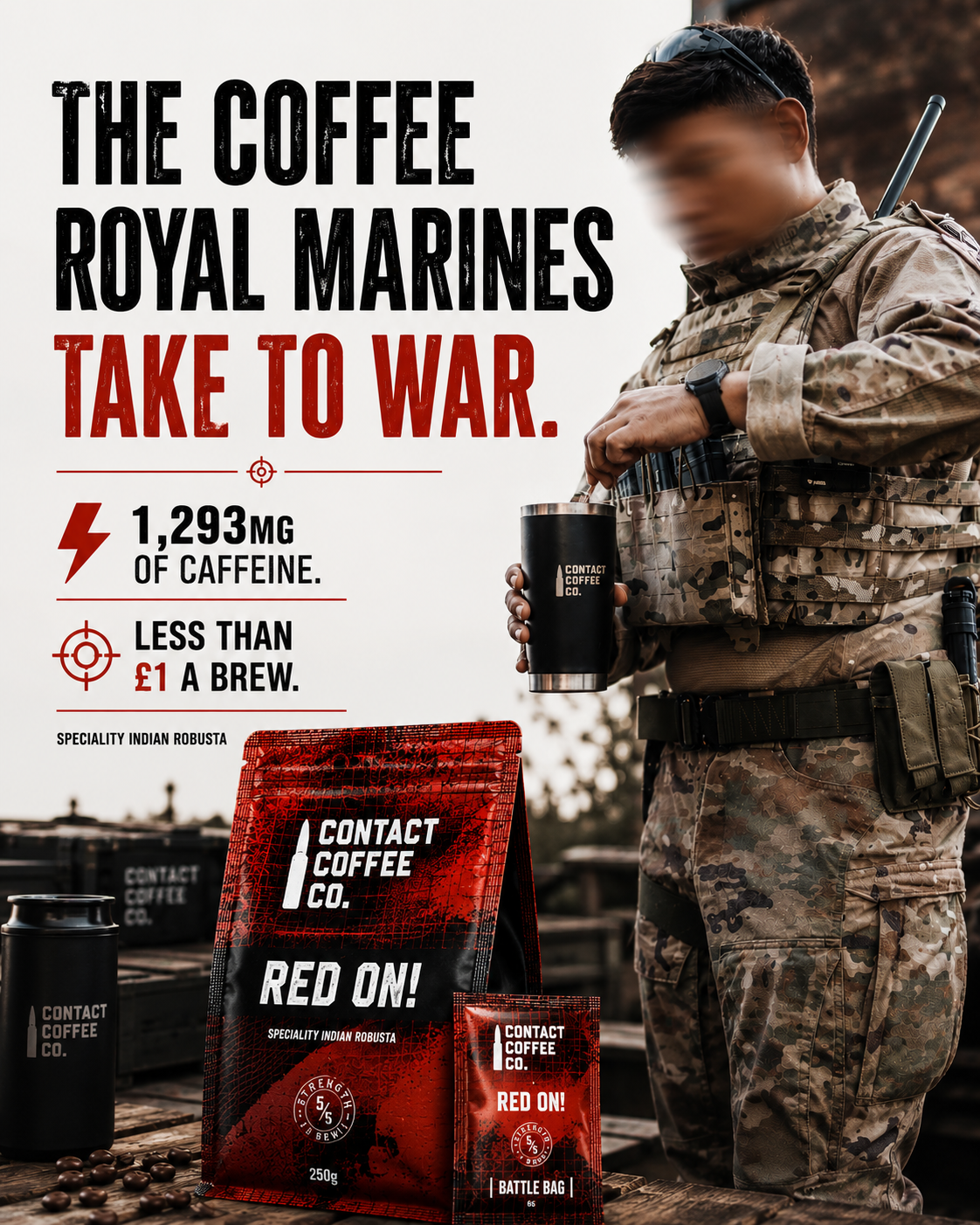 Contact Coffee Co. Facebook ad