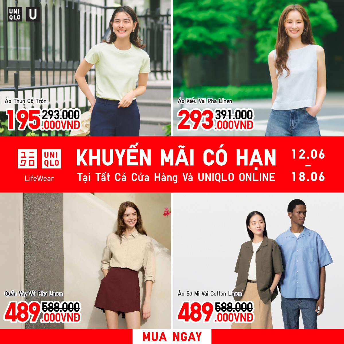 Uniqlo Vietnam Facebook ad