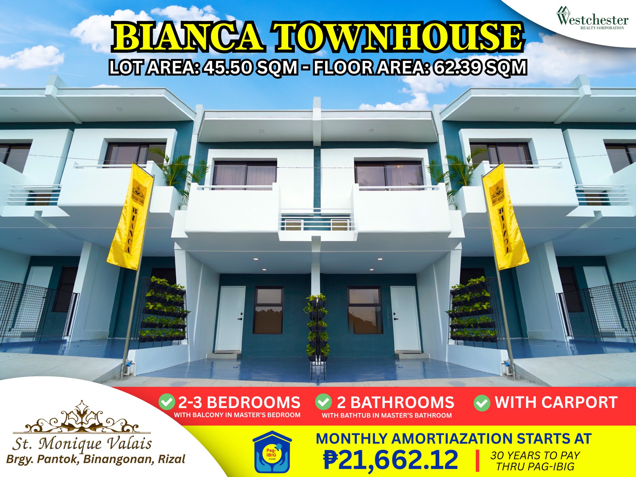 Saint Monique Valais Facebook ad: Sample Unit Turnover of SMV Bianca Townhouse