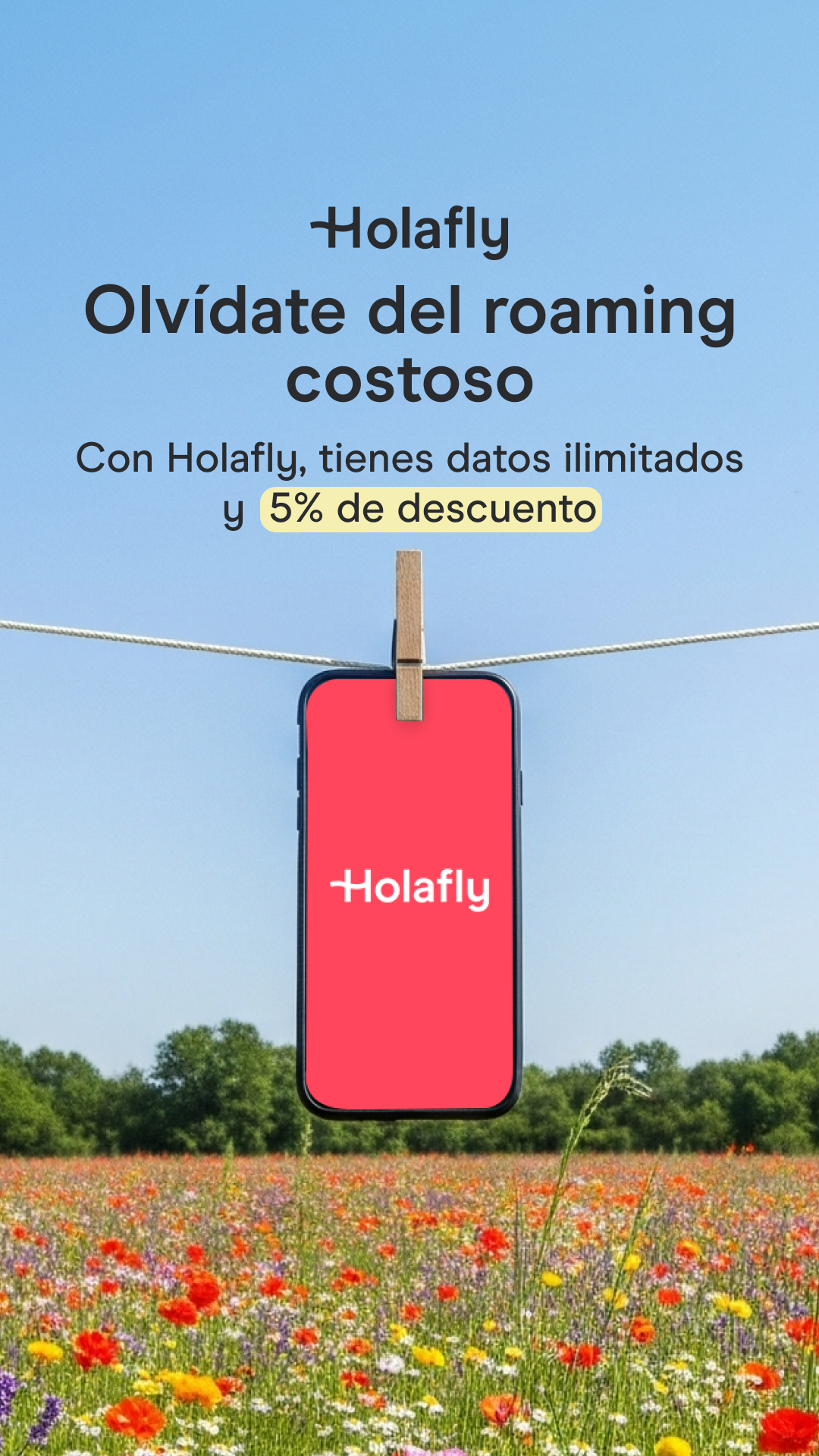 Holafly - Español Facebook ad