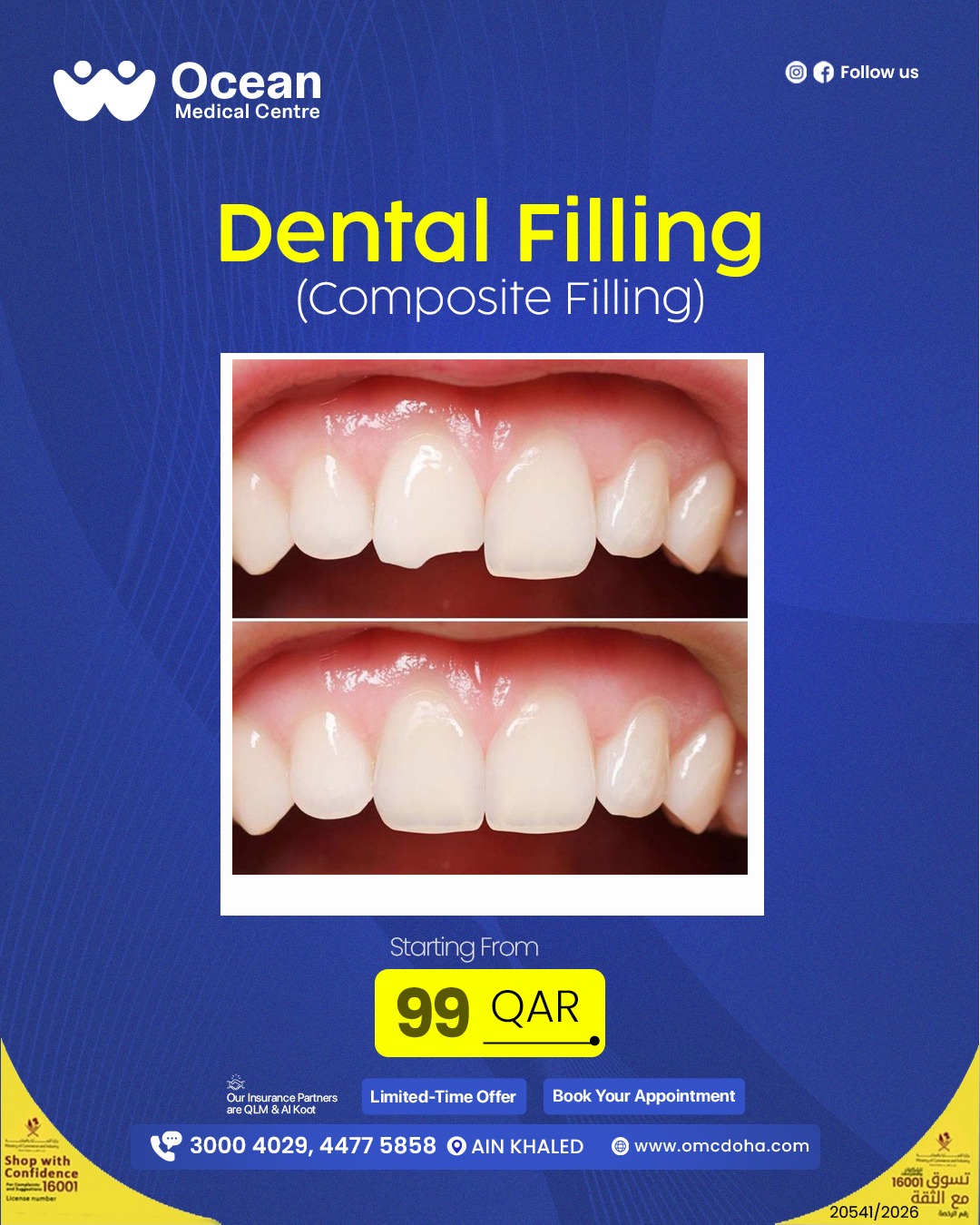 Ocean Medical Centre W.L.L Facebook ad
