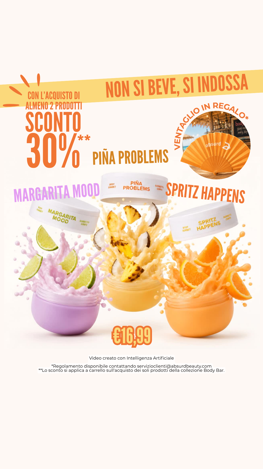 AbsurdBeauty Facebook ad from Jul 31, 2026