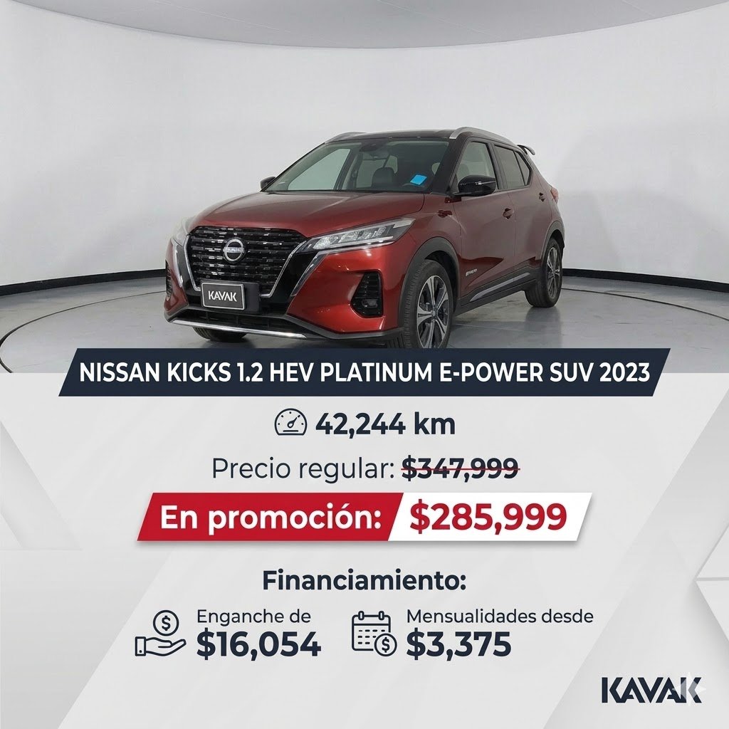 Distribuidora Kavak Facebook ad: ¿Te han dicho que NO por tu historial…