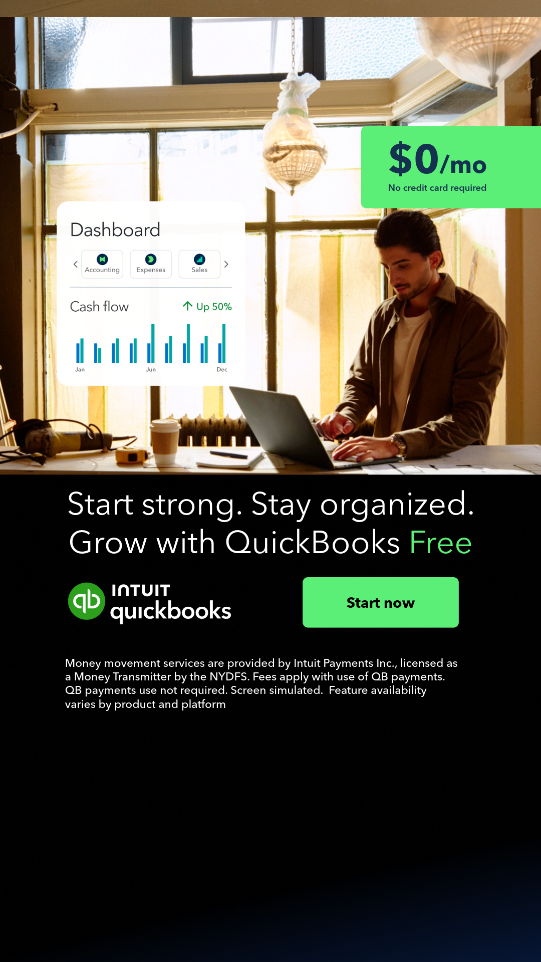 Intuit QuickBooks Facebook ad
