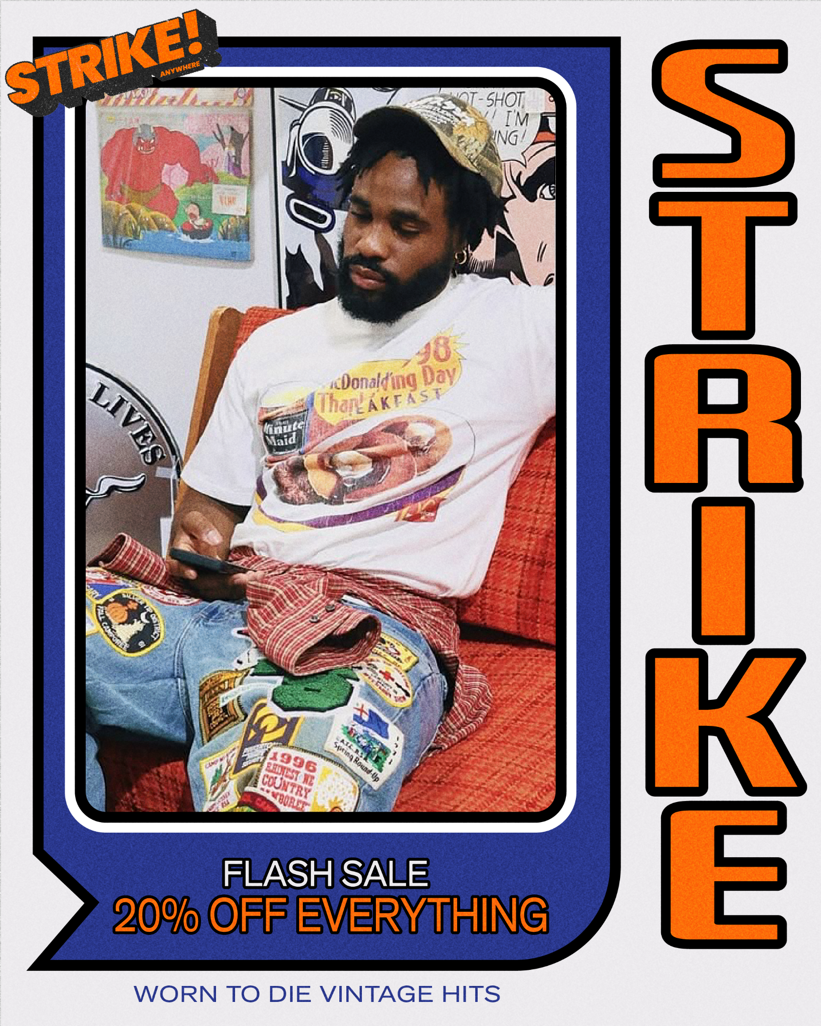 Strike Anywhere Vintage Facebook ad