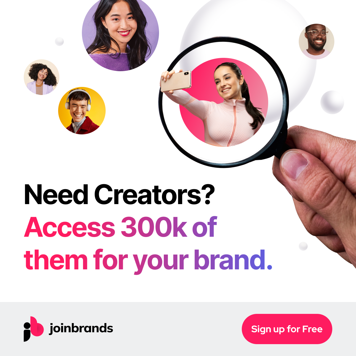 JoinBrands Facebook ad