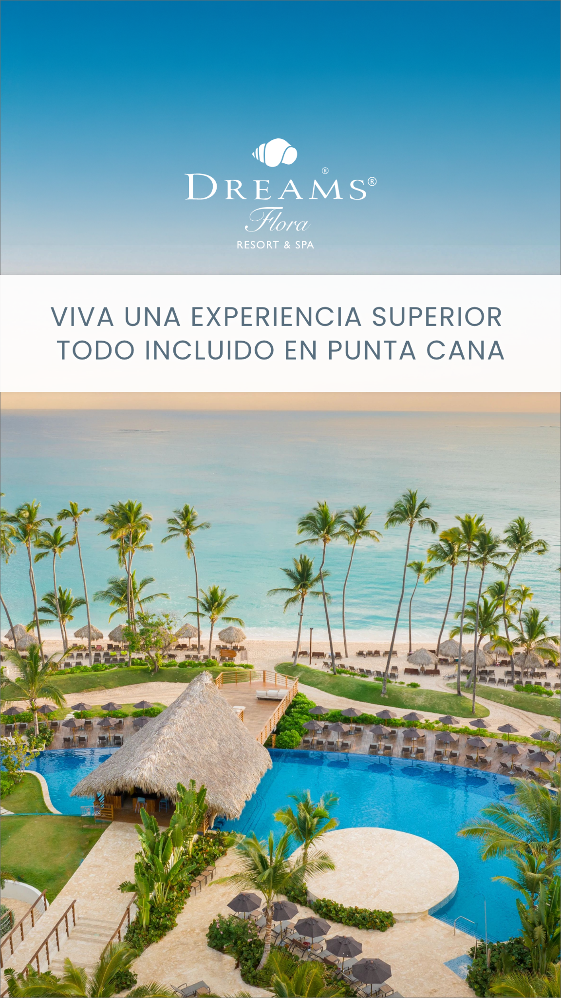 Dreams Flora Resort & Spa Facebook ad from Mar 27, 2026