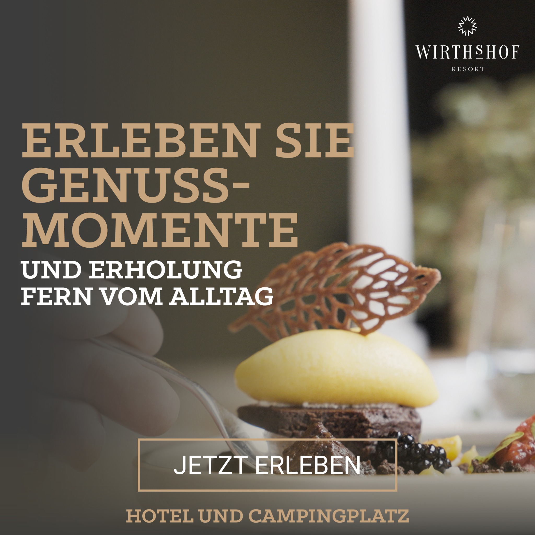 Wirthshof Resort Facebook ad: Ihre Winter-Auszeit am Bodensee