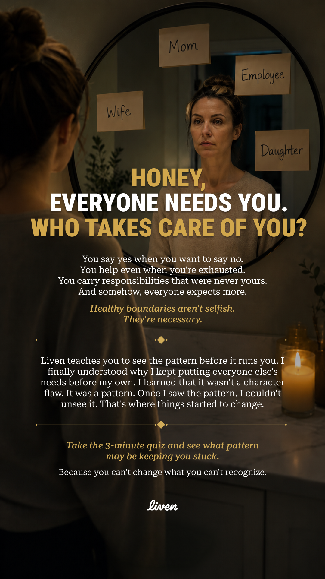 Olivia Parker Facebook ad