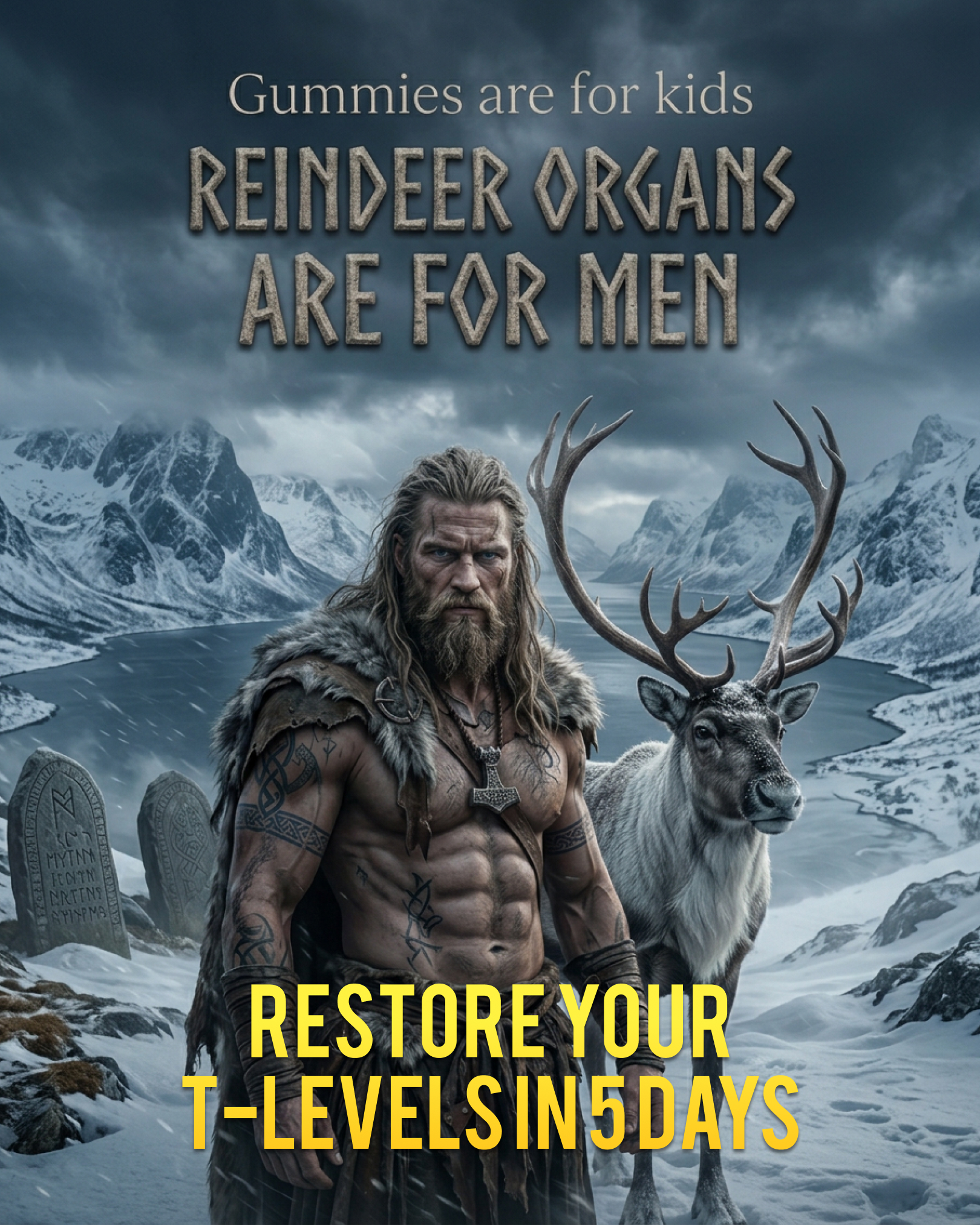 Primal Viking Facebook ad