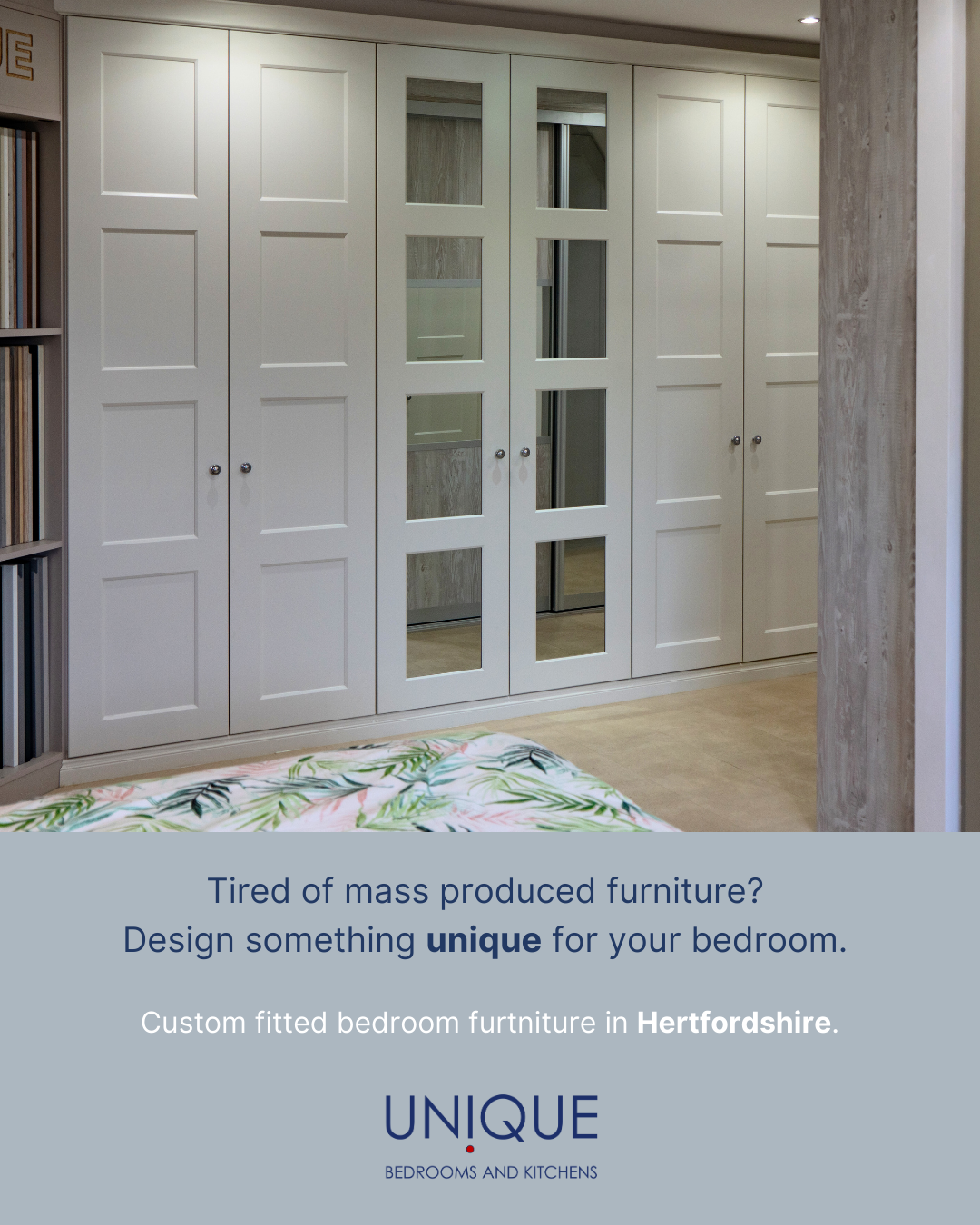 Unique Bedrooms & Kitchens Direct - Dunstable Facebook ad