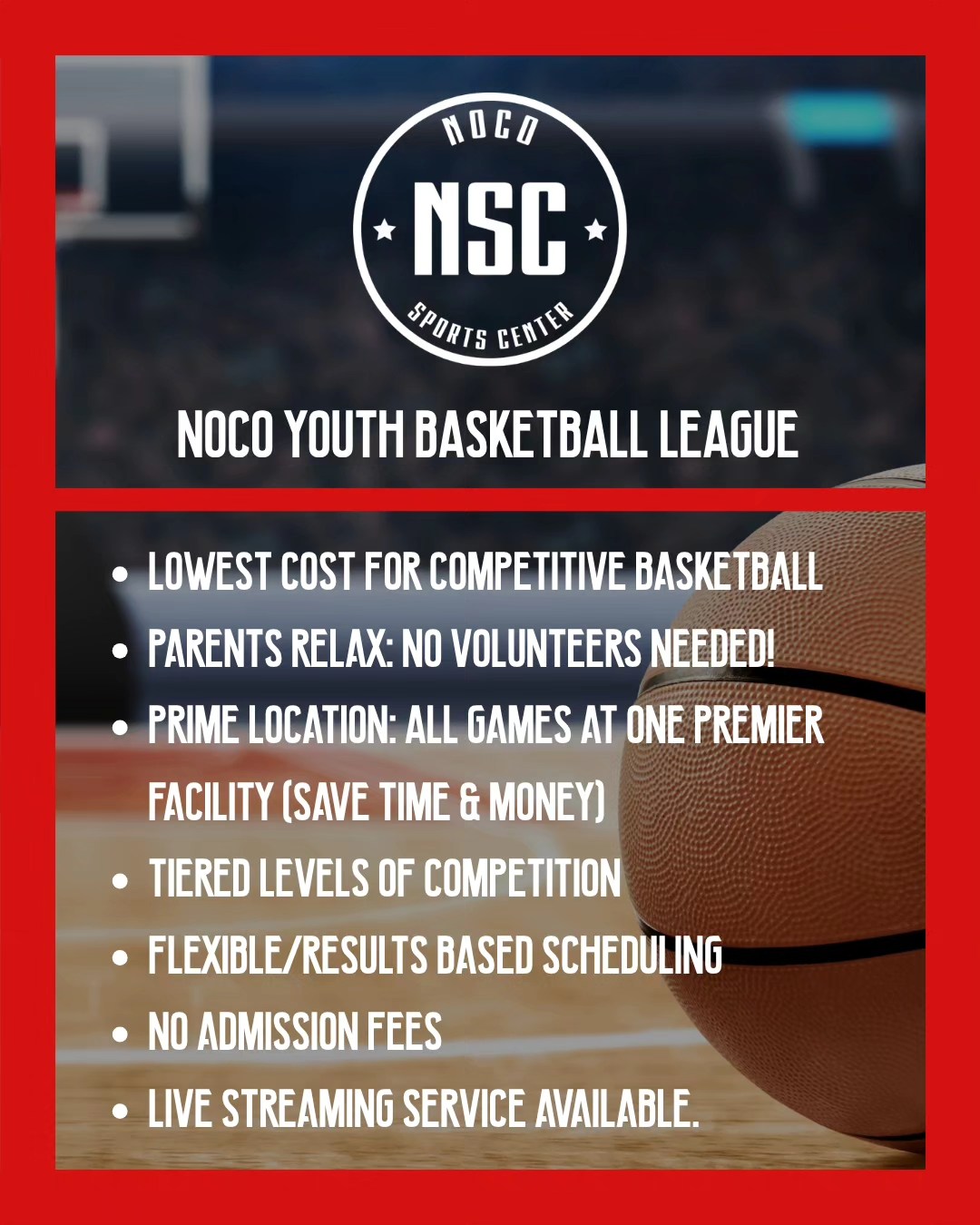 NOCO Sports Center Facebook ad