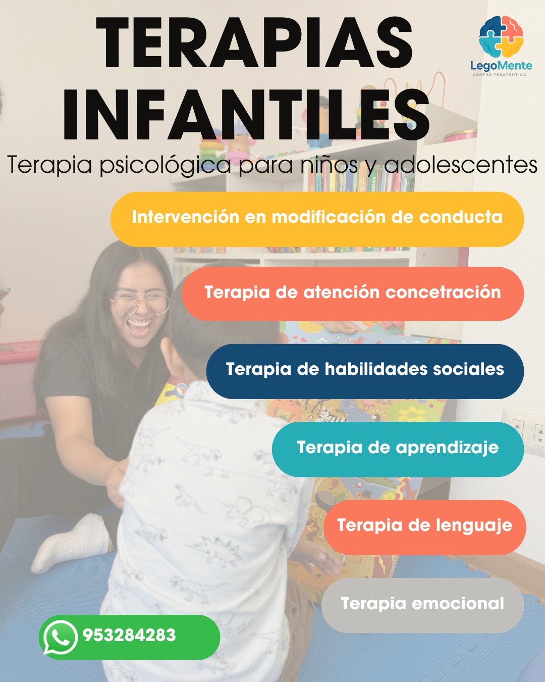 LegoMente Perú Facebook ad: Tu hijo no está solo, y tú tampoco
