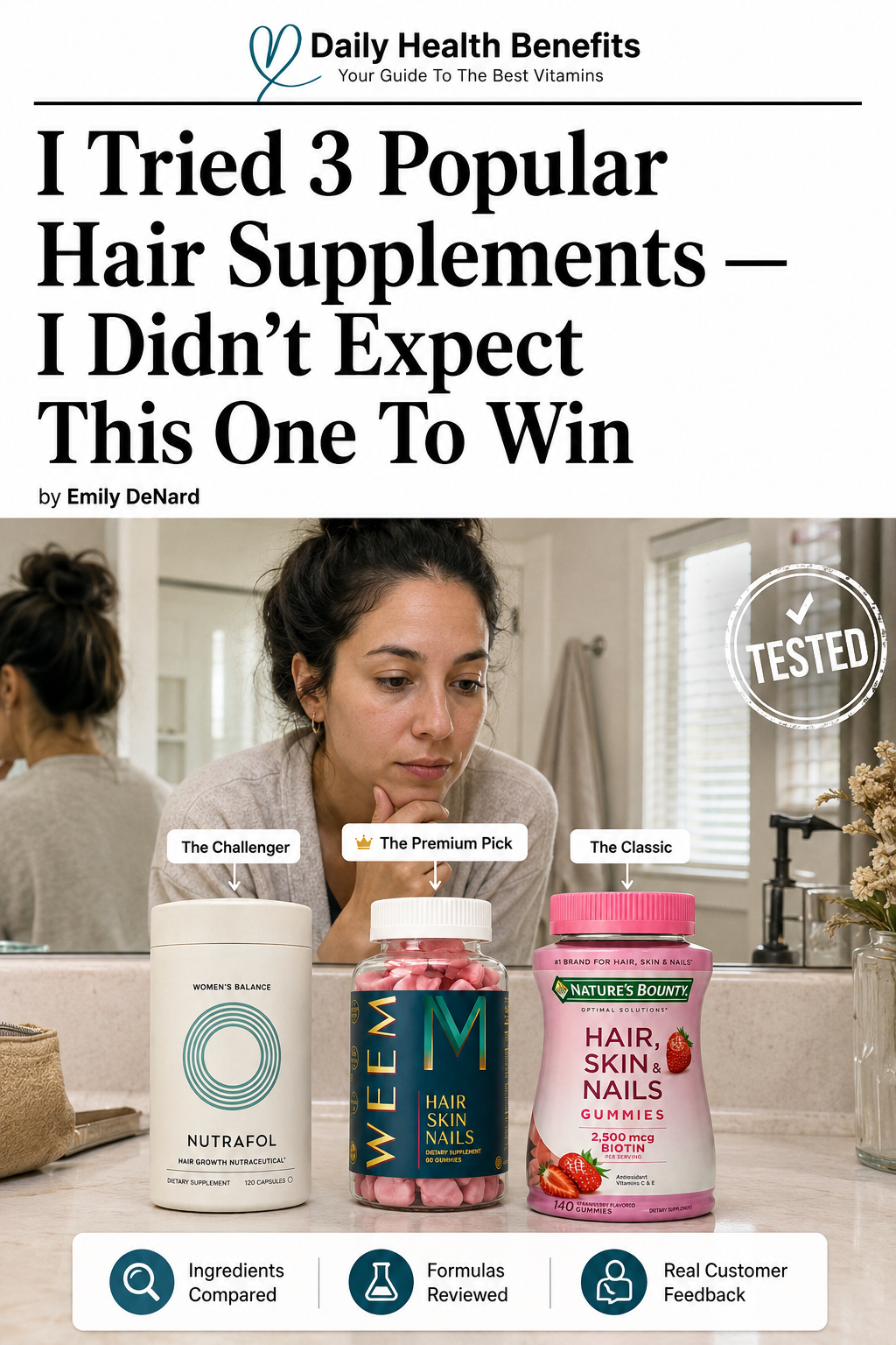 Certified Trichologist & Scalp Specialist Emily DeNard, Emunah Beauty Facebook ad