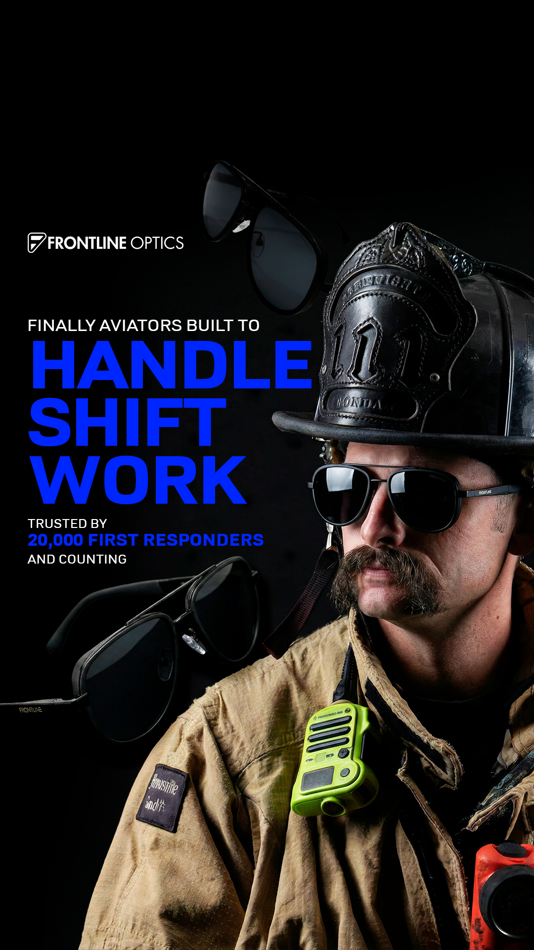 Frontline Optics Facebook ad