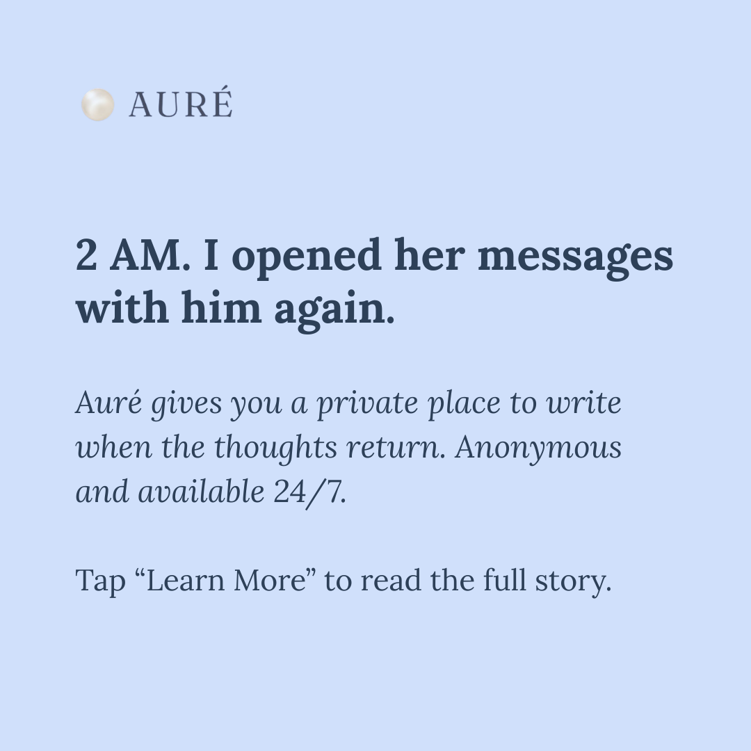 Auré Facebook ad: It’s 2 AM, and your mind won’t turn off.