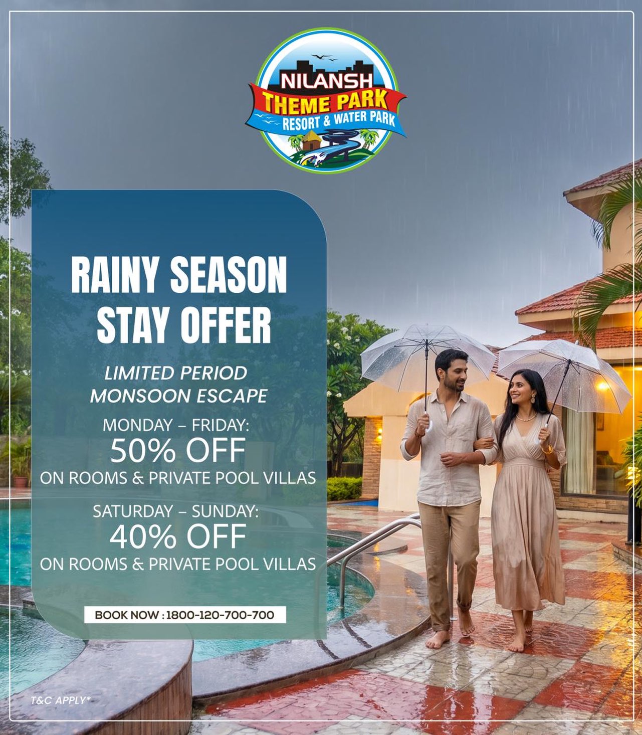 Nilansh Theme Park Resort & Water Park Facebook ad