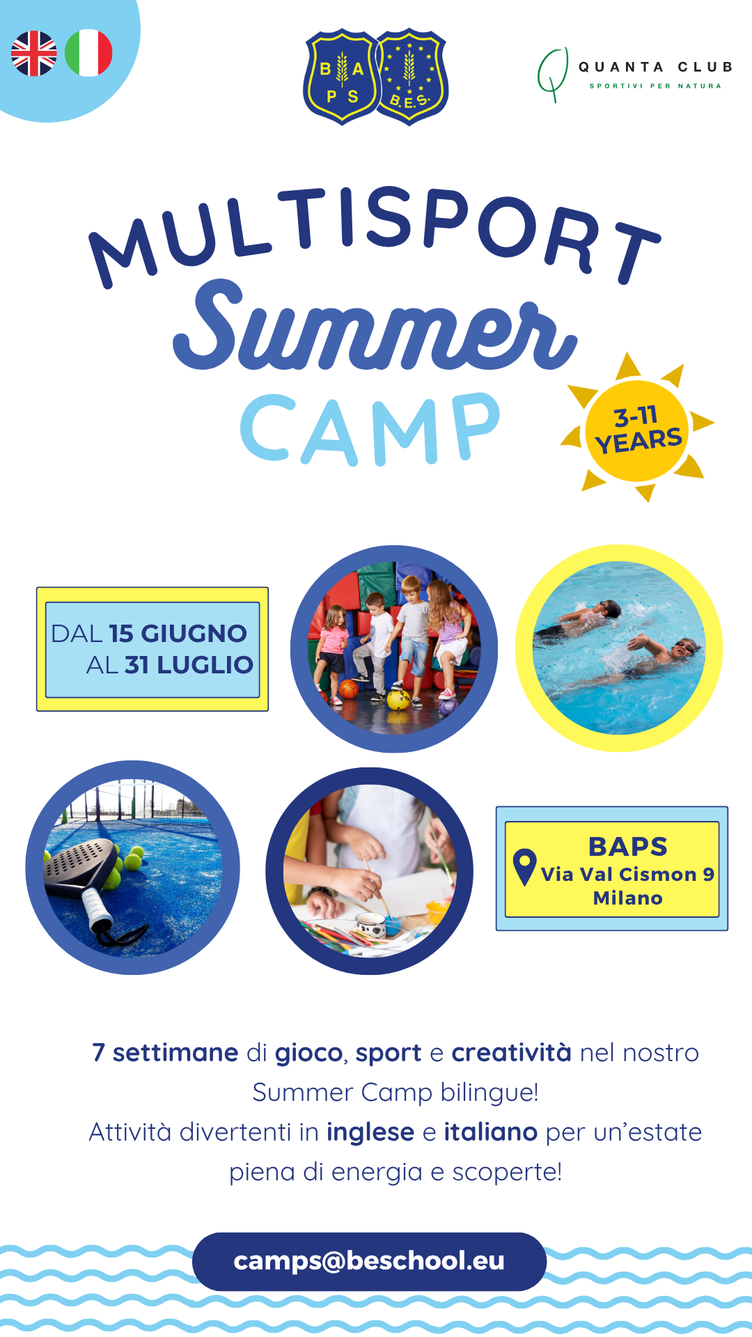 Bilingual European School Facebook ad from Apr 13, 2026
