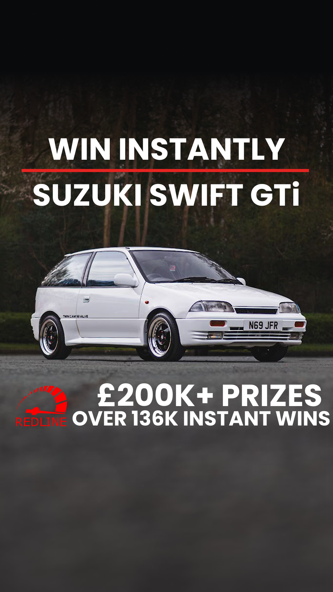Redline Competitions Facebook ad