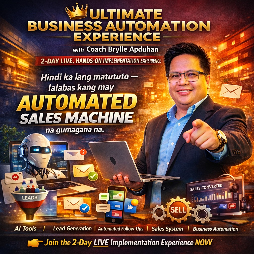 The Ultimate Business Automation Experience Facebook ad: JOIN THE 𝐔𝐋𝐓𝐈𝐌𝐀𝐓𝐄 𝐁𝐔𝐒𝐈𝐍𝐄𝐒𝐒…