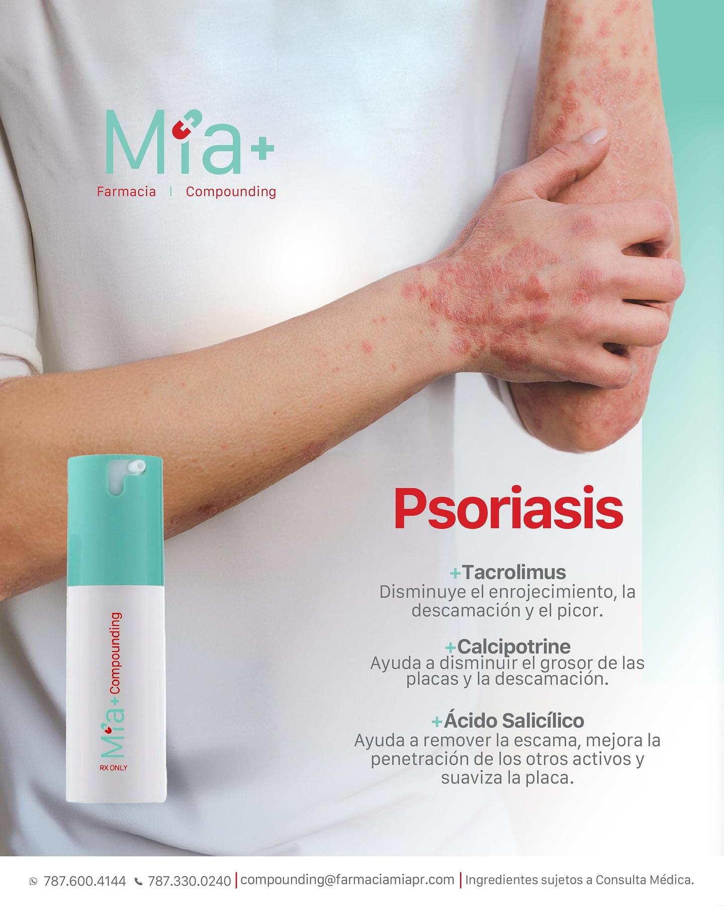 farmaciamiapr Facebook ad: ¿Vives con Psoriasis?
