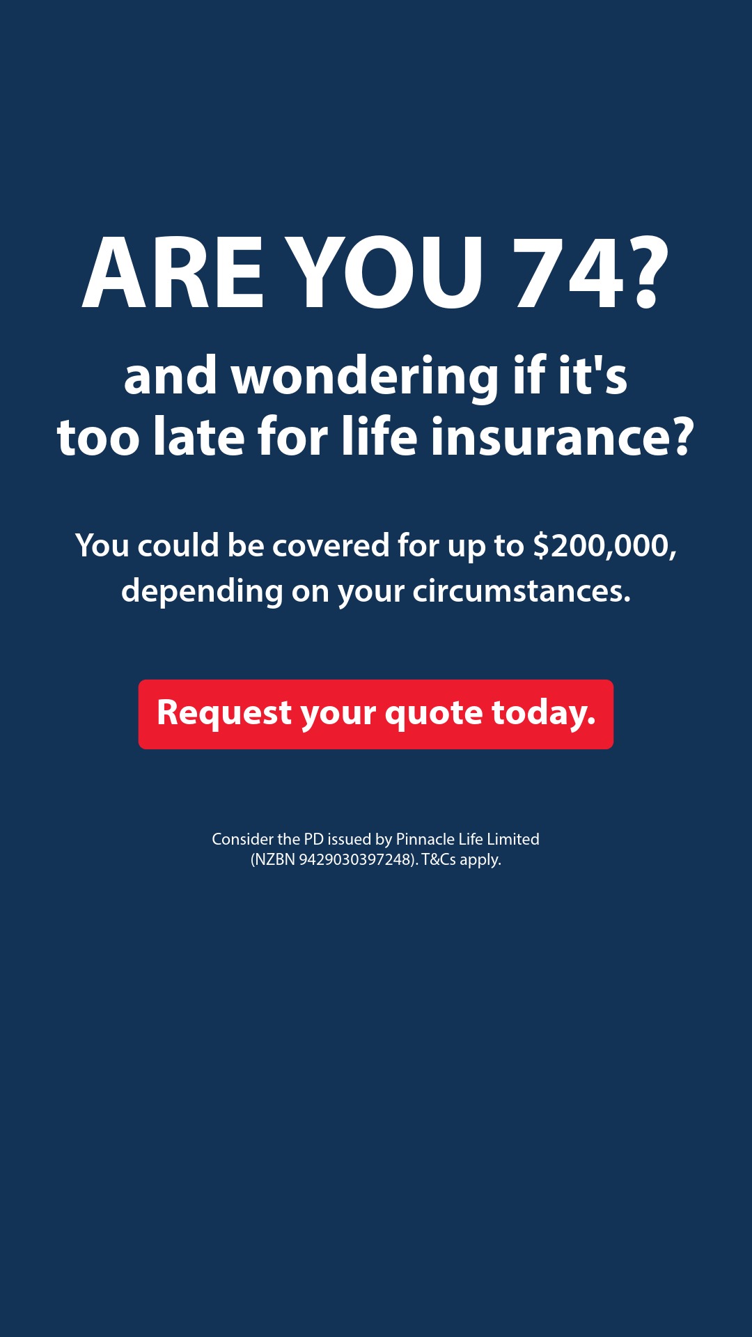 New Zealand Seniors Life Facebook ad