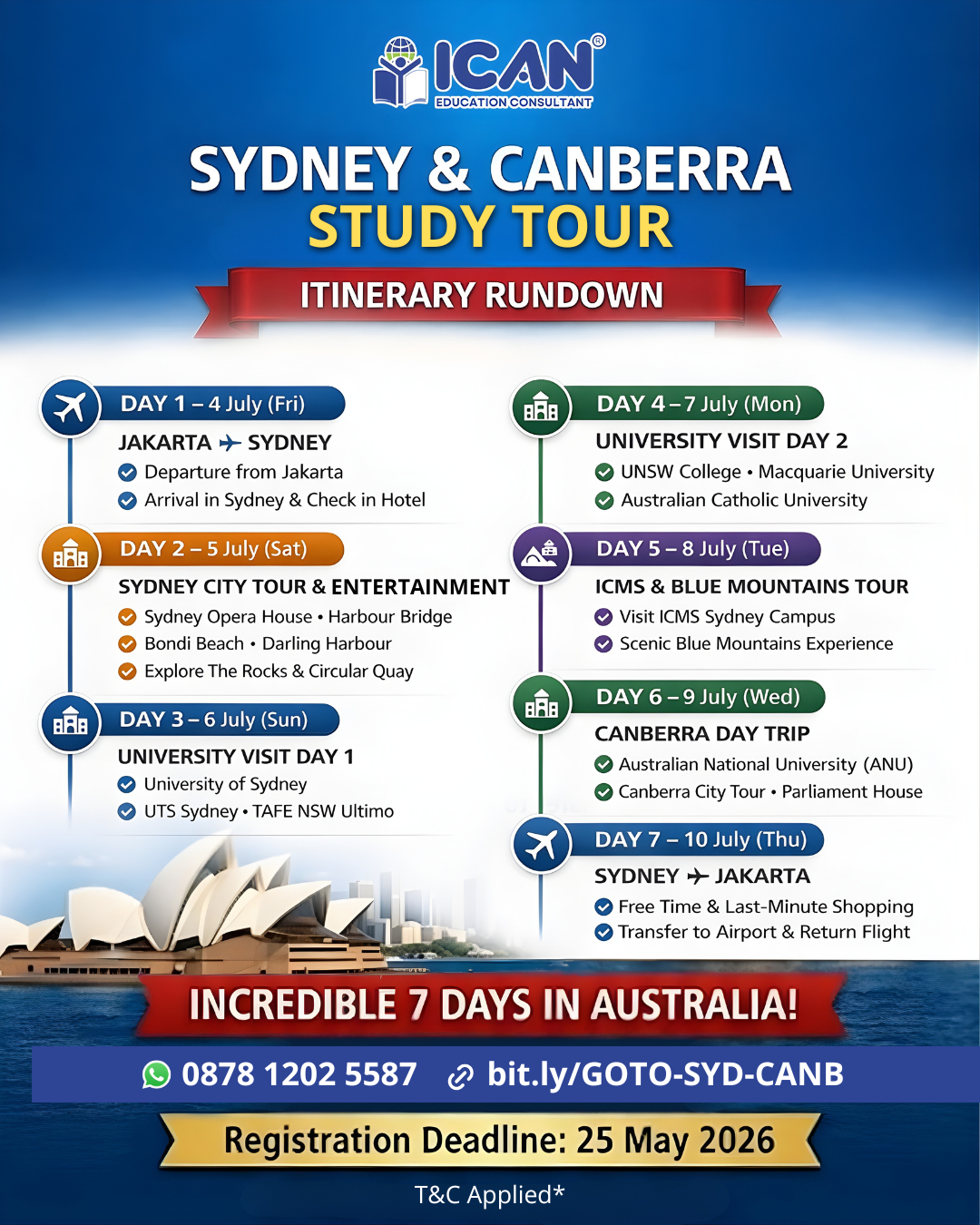 ICAN Education Consultant Facebook ad from May 14, 2026