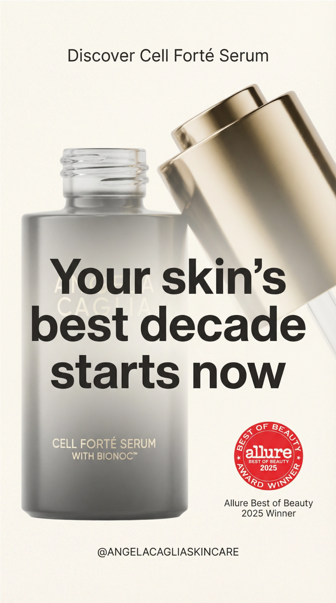 Angela Caglia Skincare Facebook ad