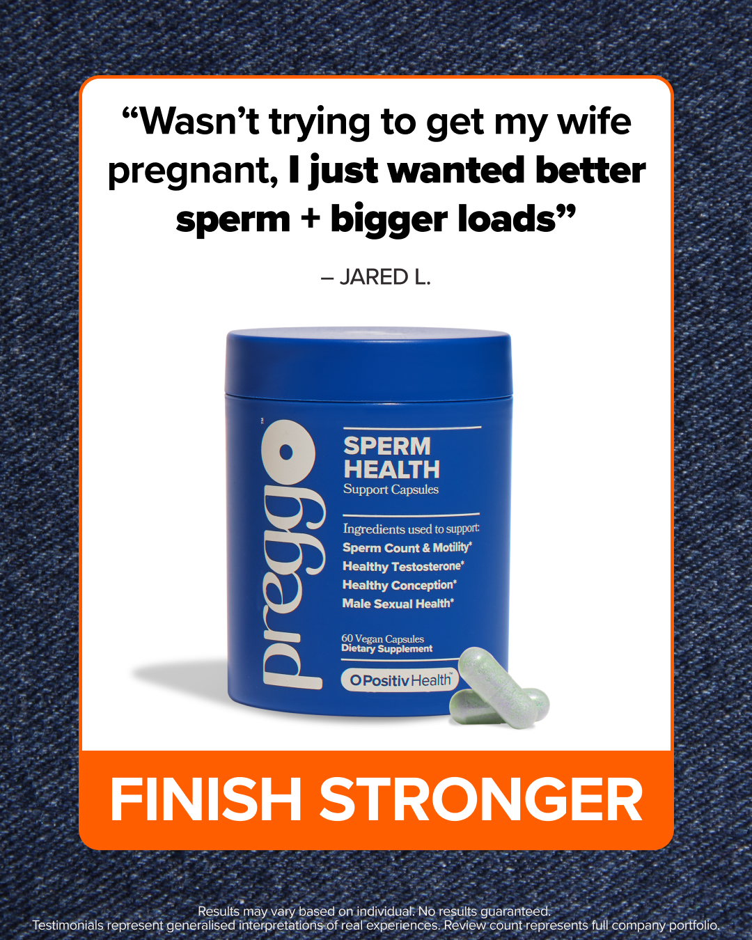 True Healthy Man Facebook ad