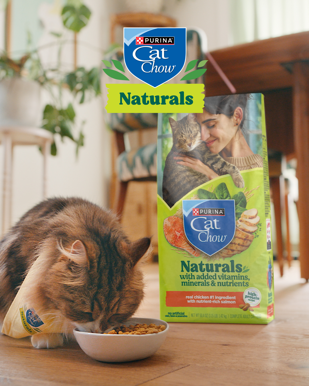 Purina Cat Chow Facebook ad: Purina Cat Chow Naturals