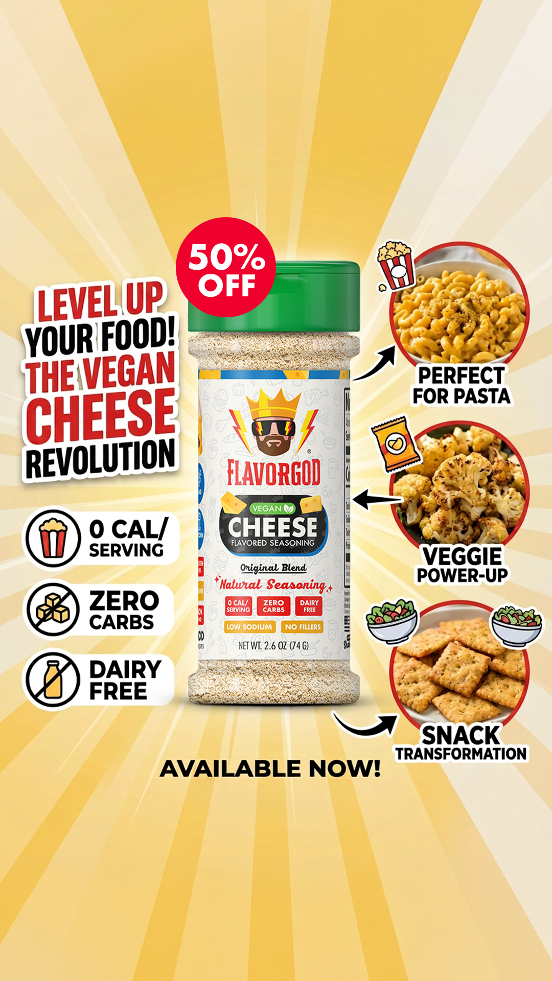 Flavor God Facebook ad