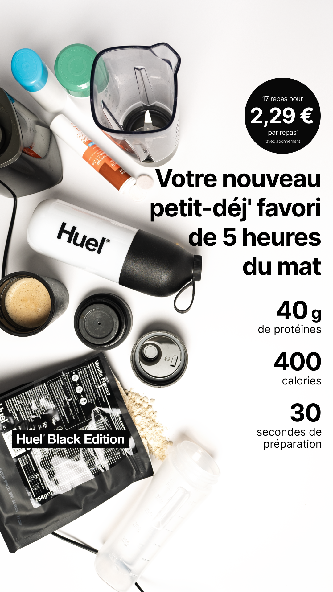 Huel Facebook ad