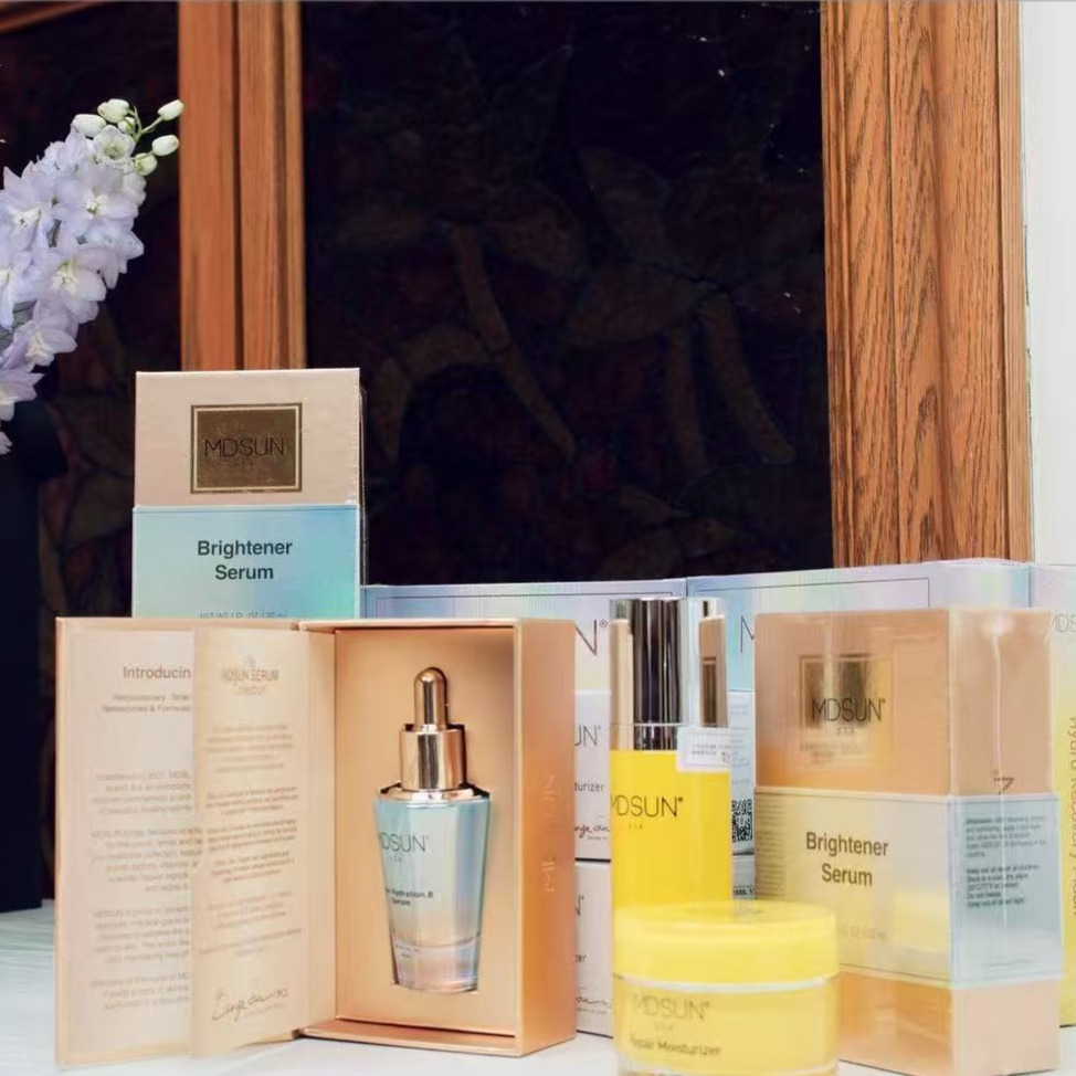 MDSUN Facebook ad: New look Next-level glow