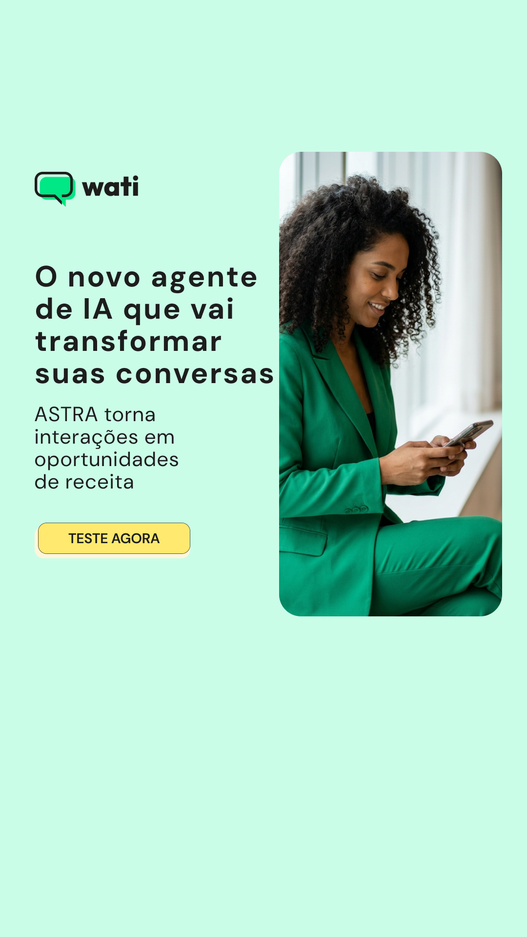 Wati Brasil Facebook ad