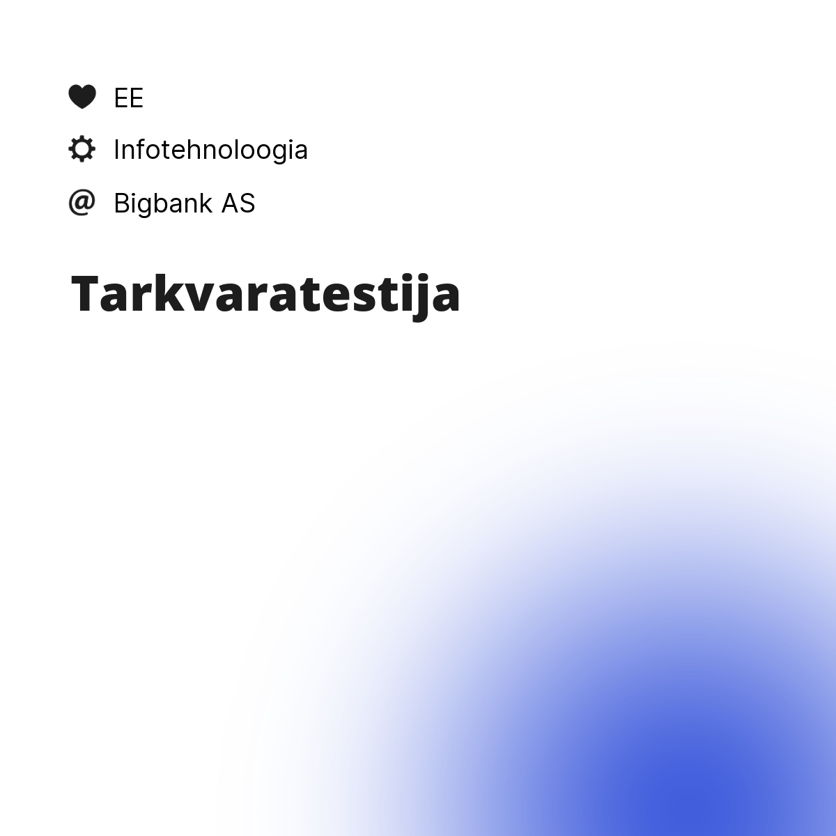 CV.ee tööpakkumised Facebook ad