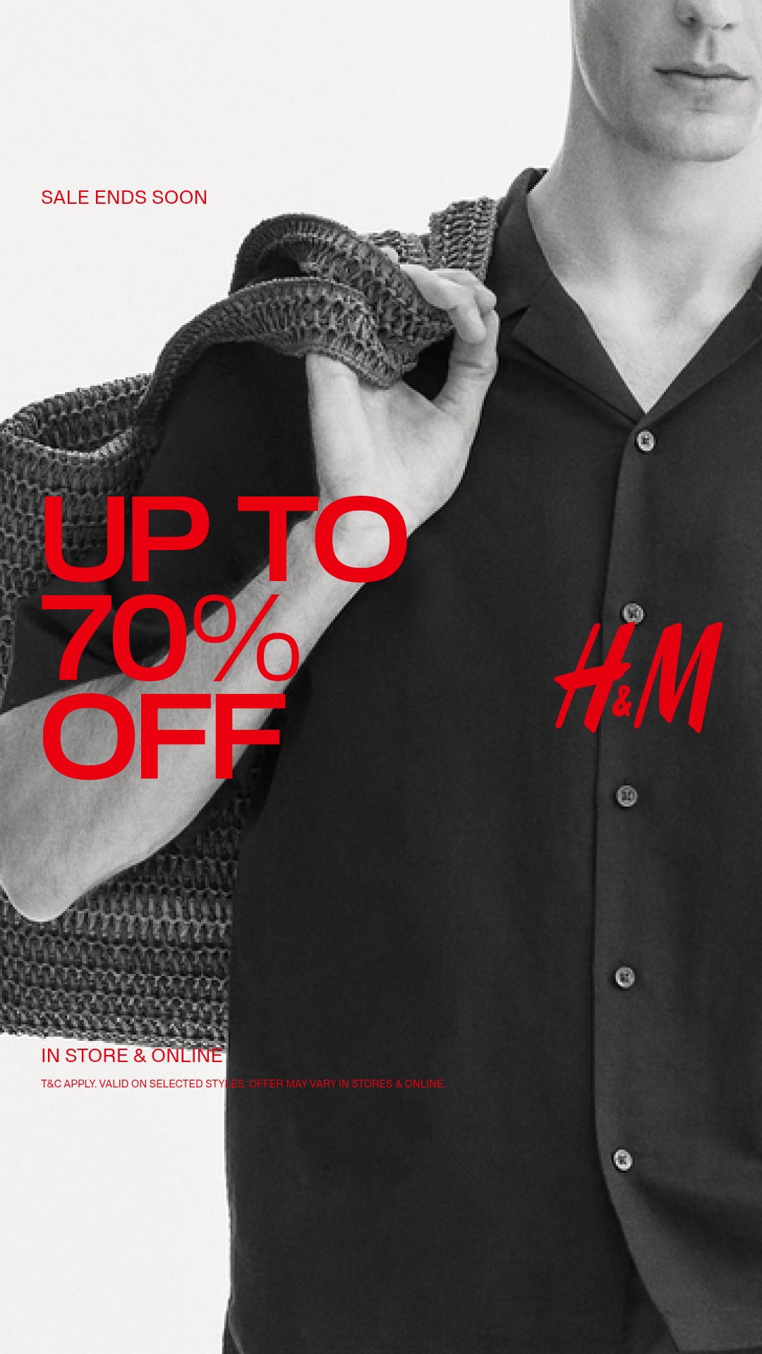 H&M Facebook ad