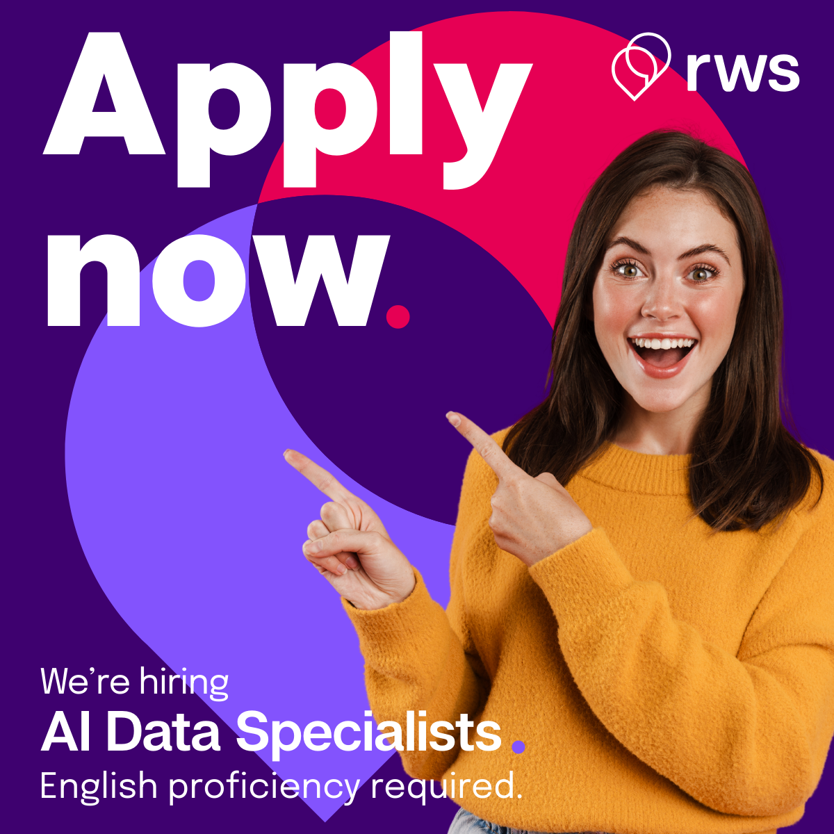 RWS Facebook ad: RWS TrainAI - AI Data Specialist (US)