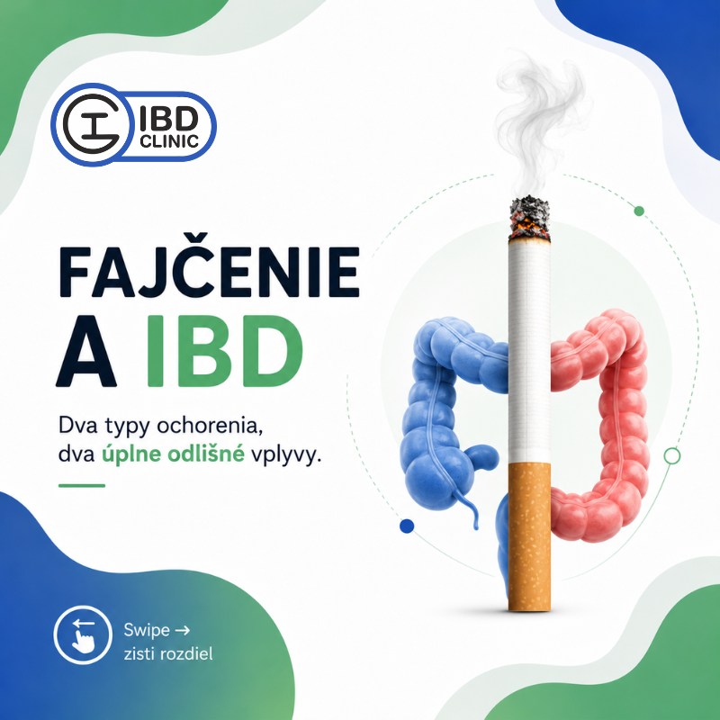 IBD Clinic SK Facebook ad: Fajčenie a IBD: Prečo je pri Crohnovej chorobe…