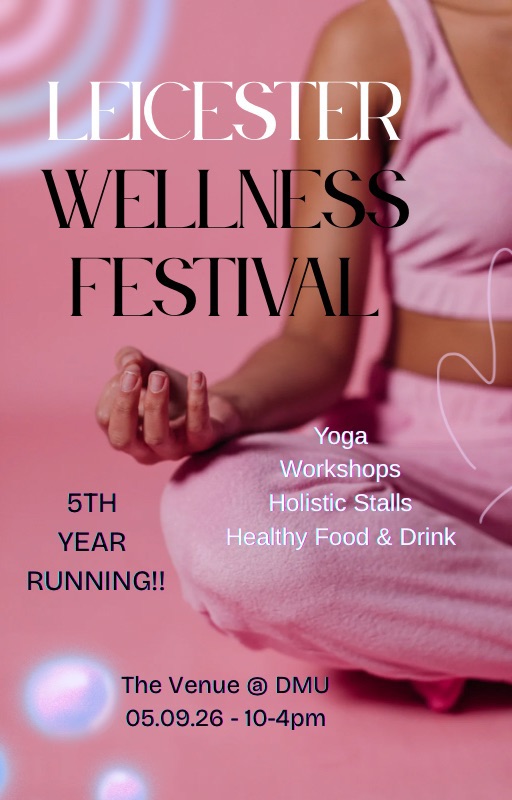 Harmonic Crystals Facebook ad: Leicester Wellness Festival
